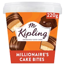 Mr Kipling Millionaire’s Chocolate Caramel Mini Cake Bites 220g