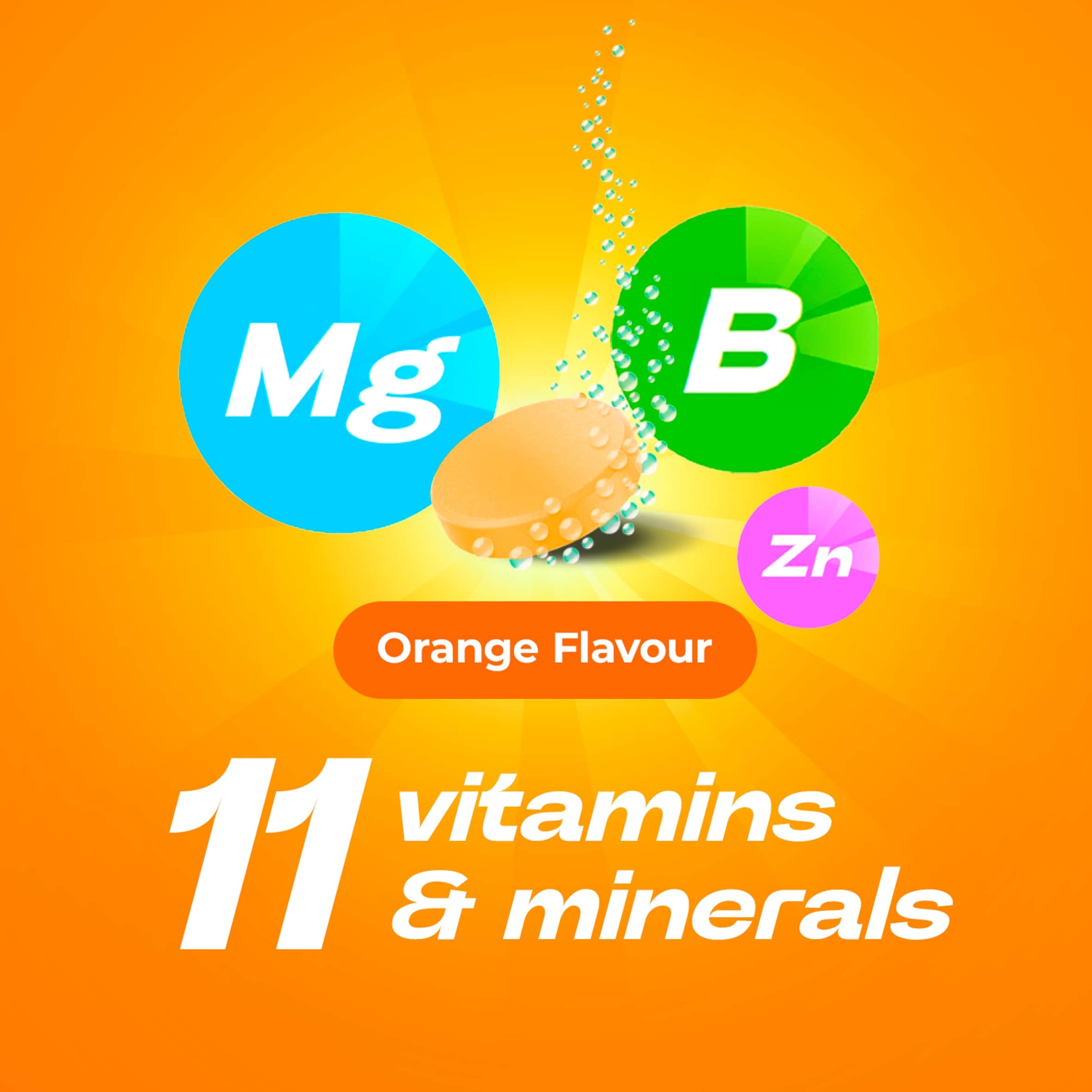 Berocca Immuno Orange Flavour Sugar Free 30 Effervescent Tablets thumbnail 3