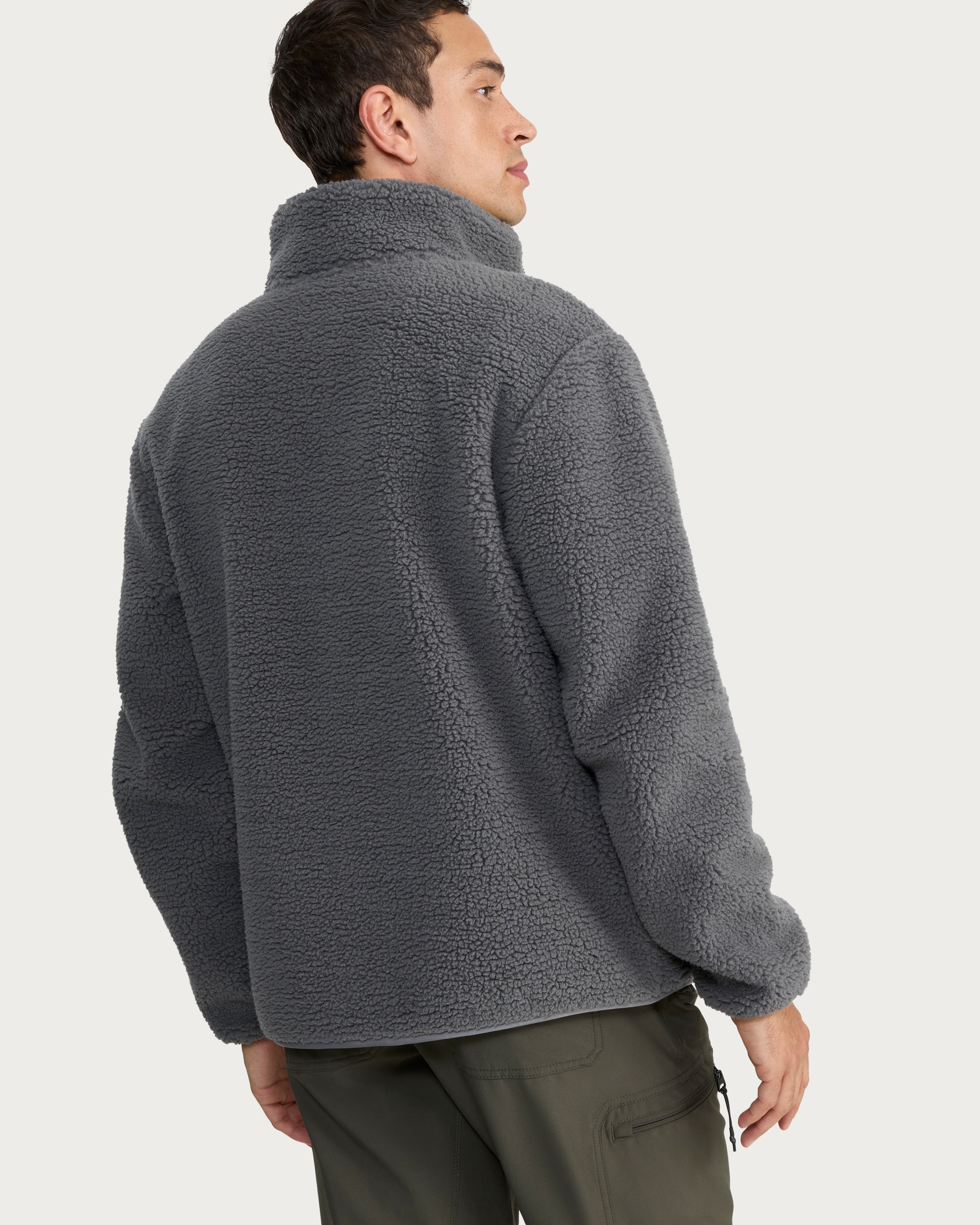 F&F Active TECHSPORT Fleece Zip Up Jacket in Grey thumbnail 3