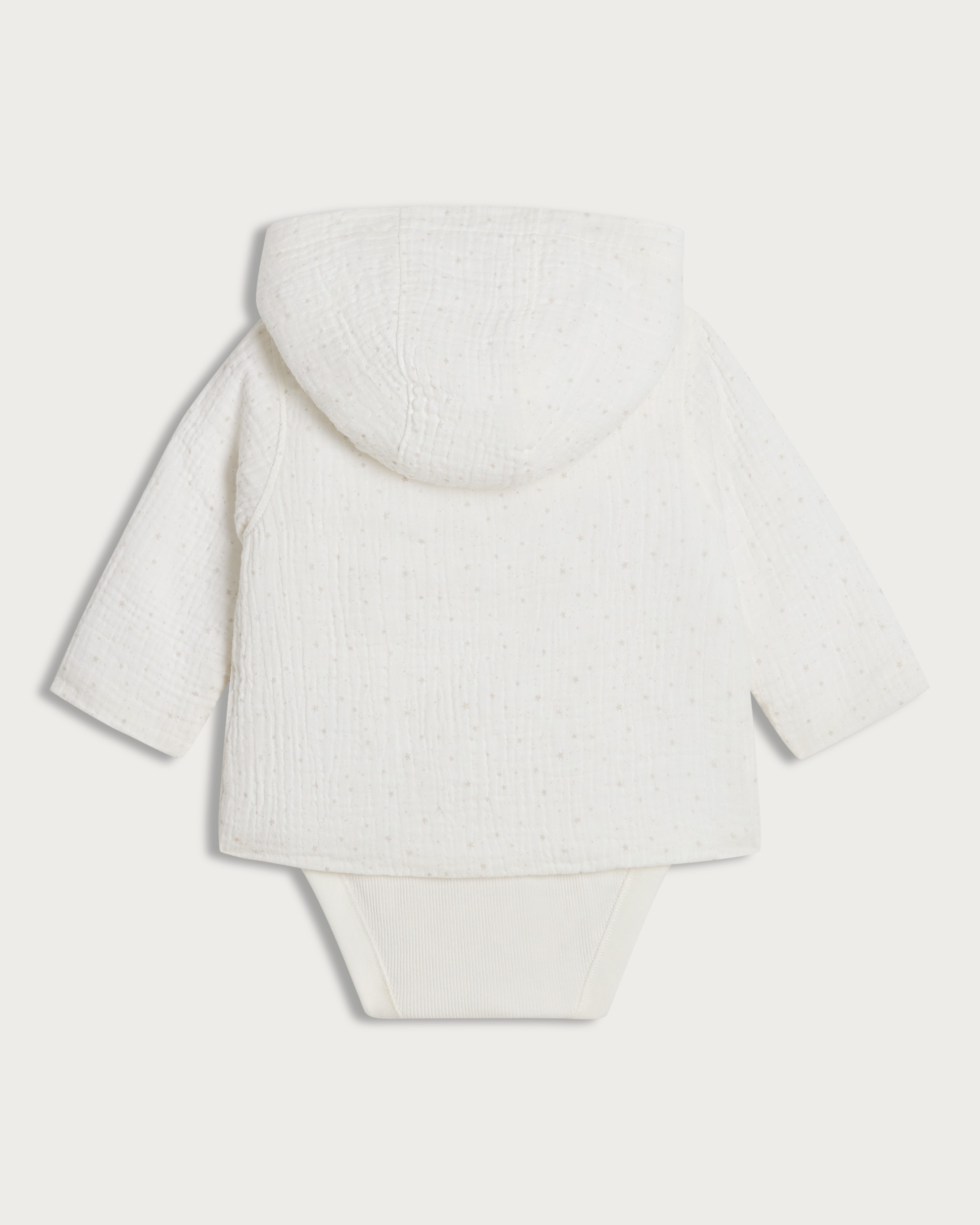 F&F Baby 3-Piece Cotton Rich New to the World Set in White thumbnail 2