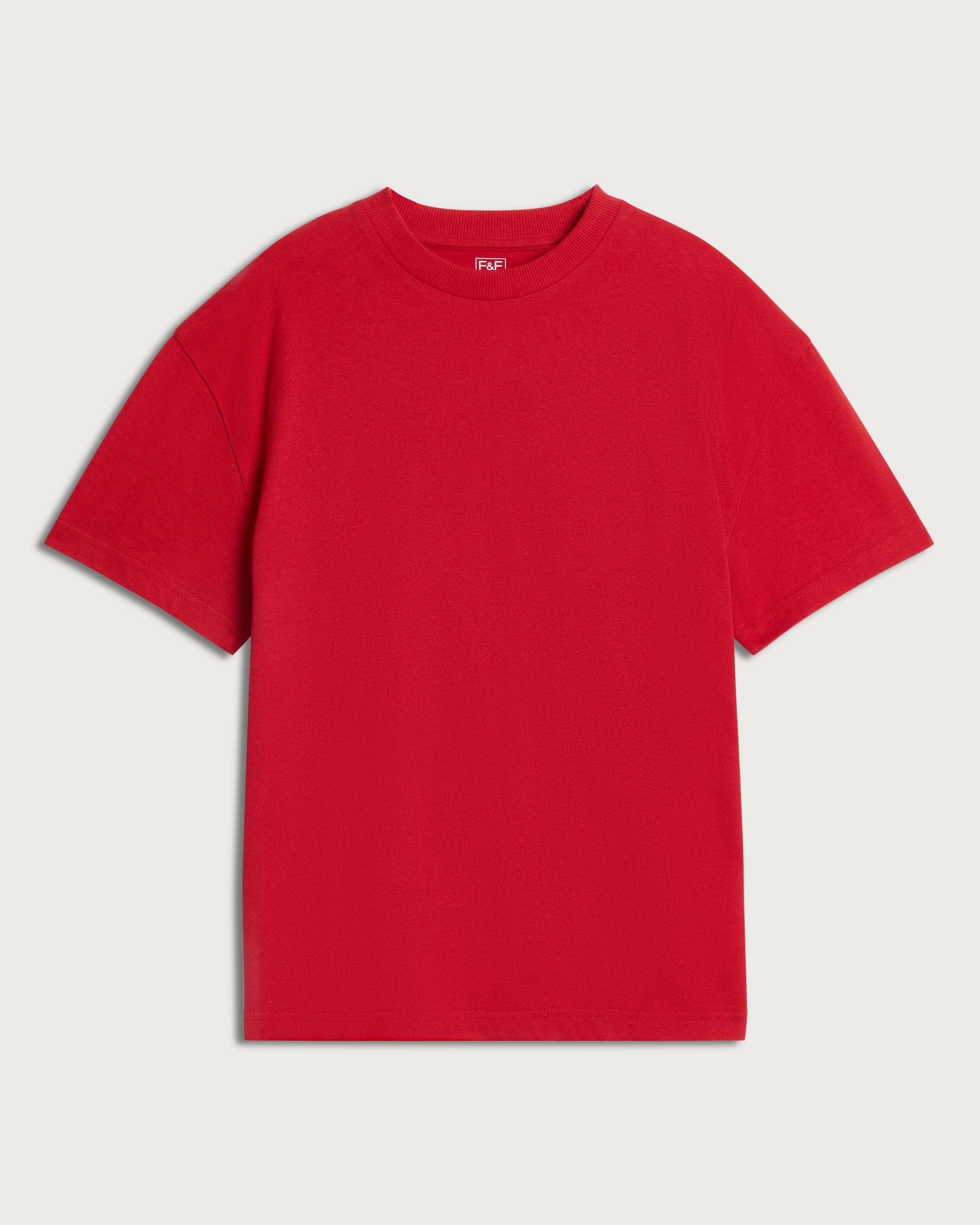 F&F Boys Pure Cotton Oversized Fit T-Shirt in Red thumbnail 4