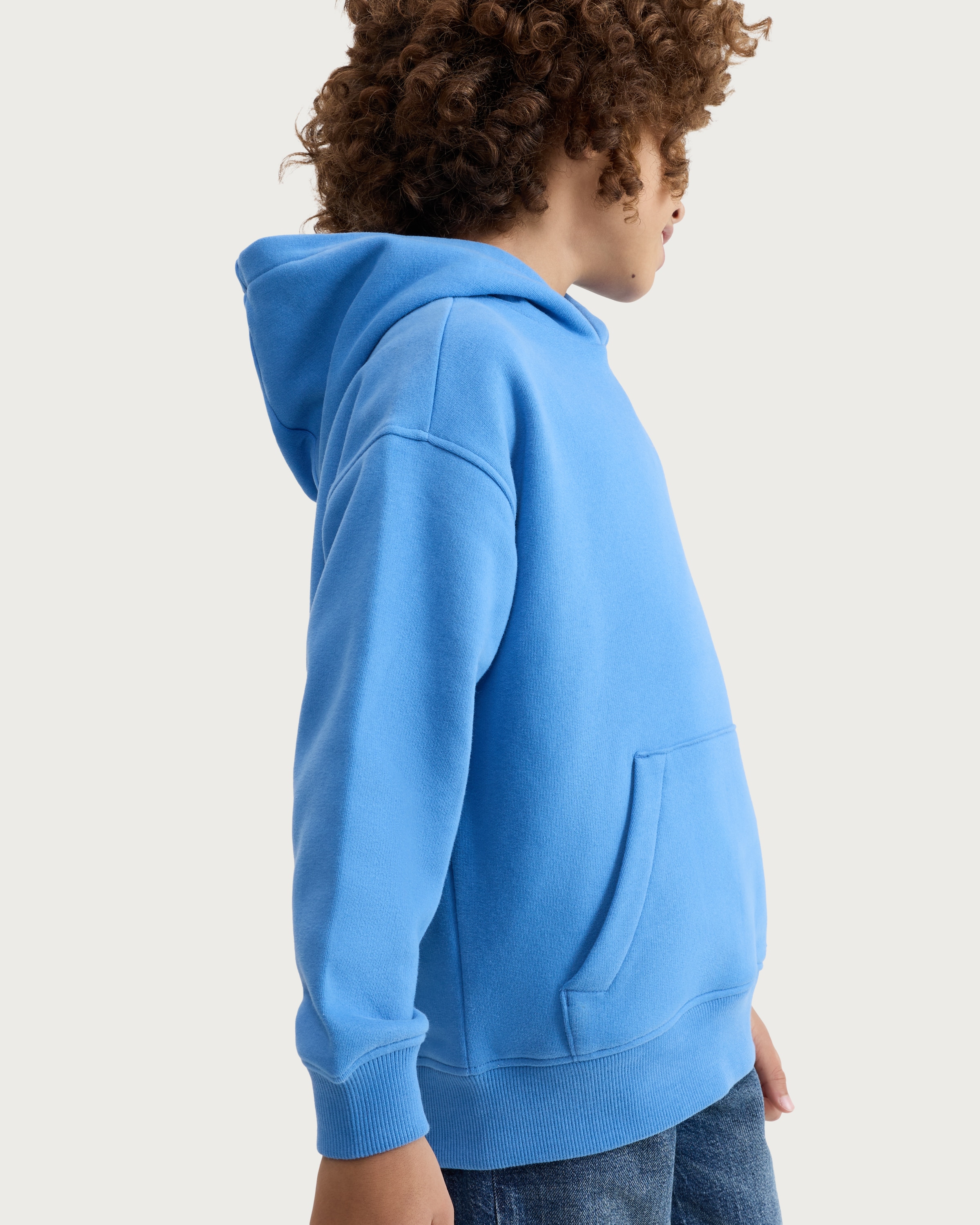 F&F Boys Cotton Rich Hoodie in Blue