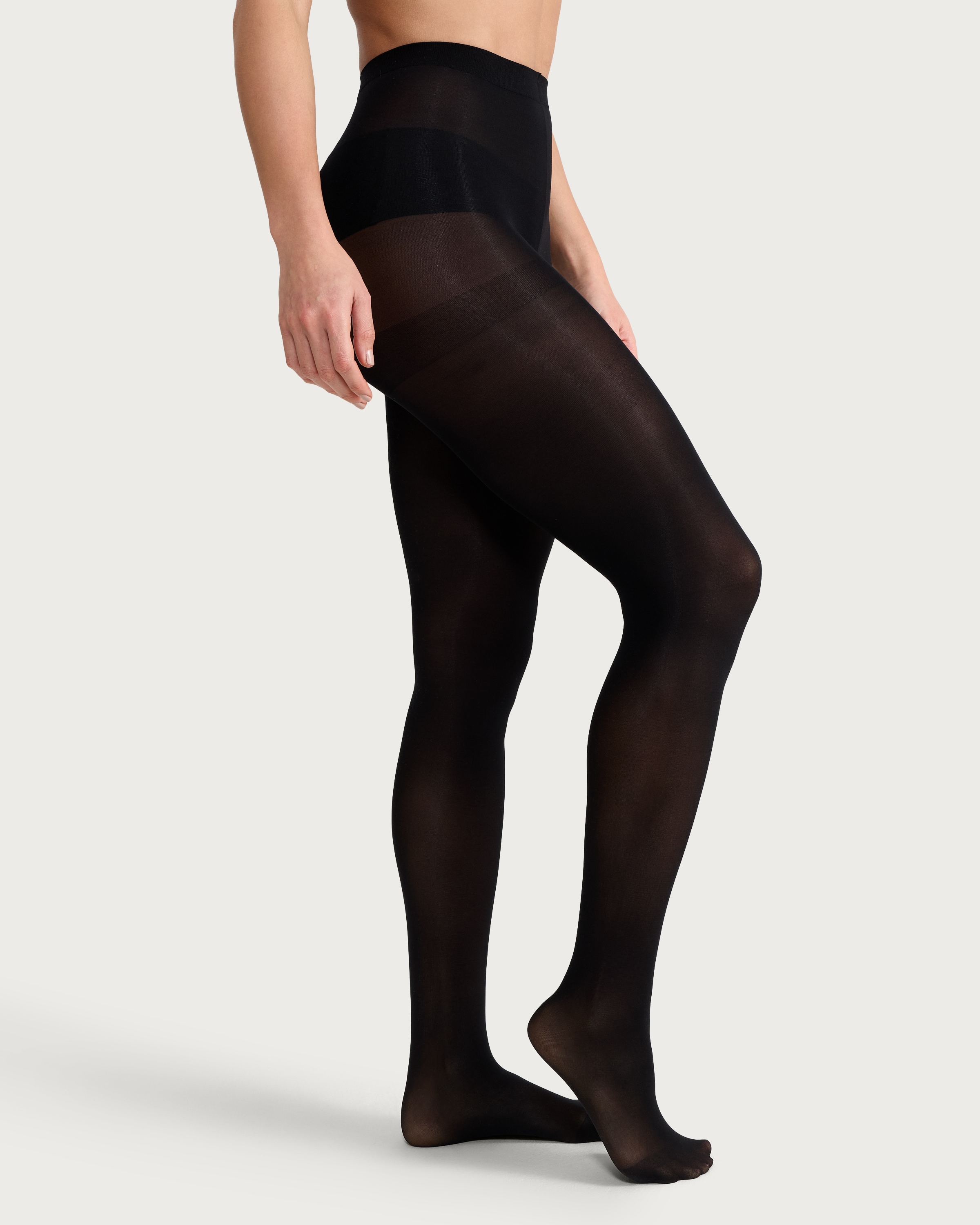 F&F 3-Pack 60 Denier Opaque Tights in Black thumbnail 2