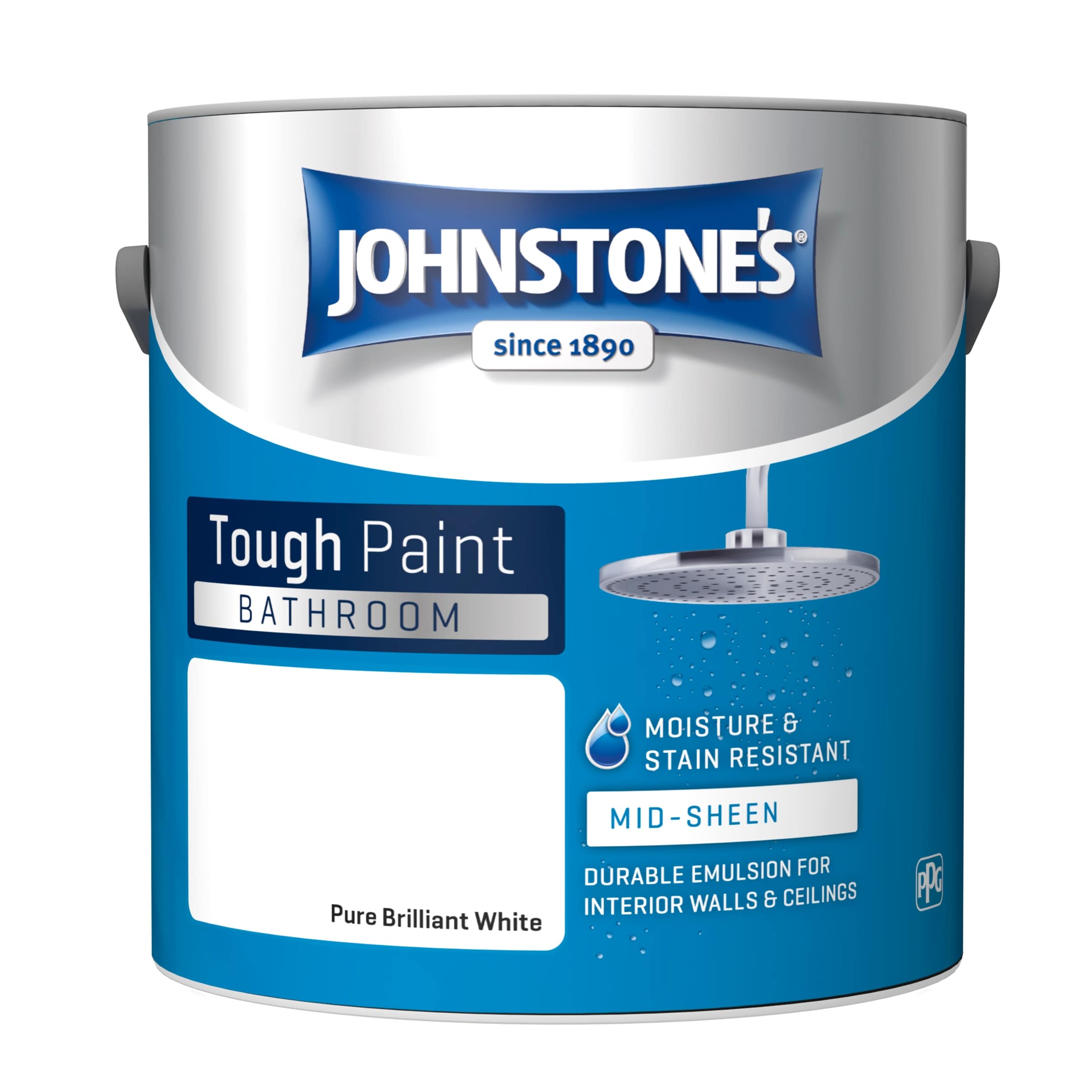 Johnstone's Pure Brilliant White Bathroom Paint