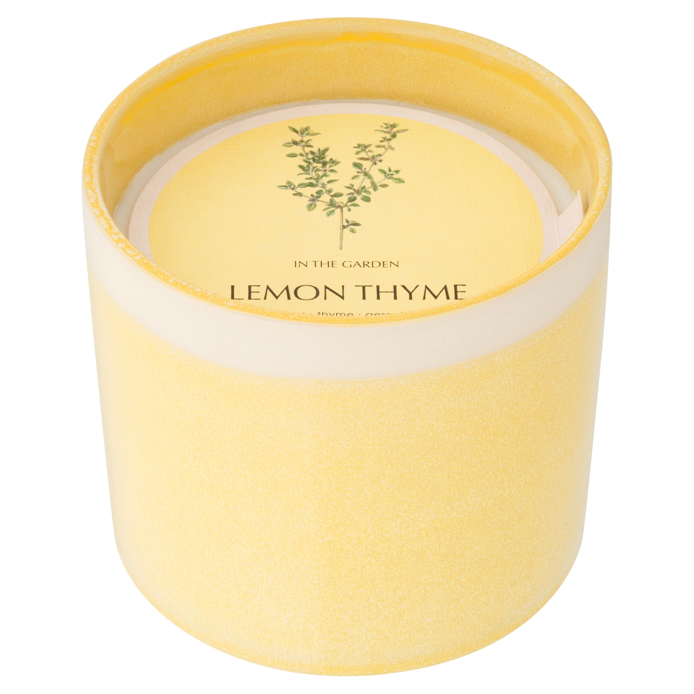 F&F Home In the Garden Lemon Thyme Large Candle 600g