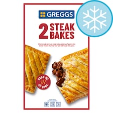 Greggs 2 Steak Bakes 280g