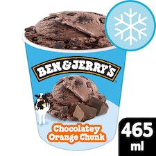 Ben & Jerry's Chocolatey Orange Chunk 465ml Tub