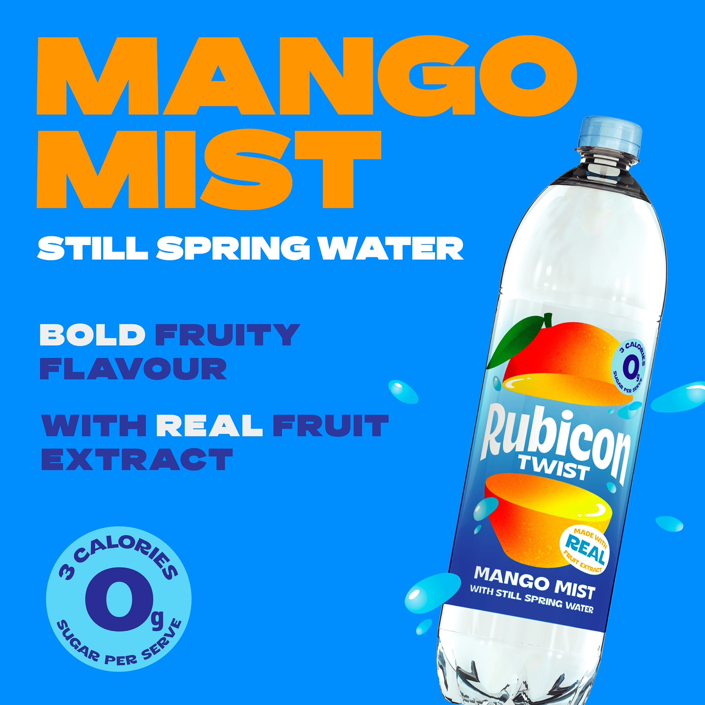 Rubicon Twist Mango Mist Still Flavoured Spring Water 1.5L thumbnail 2