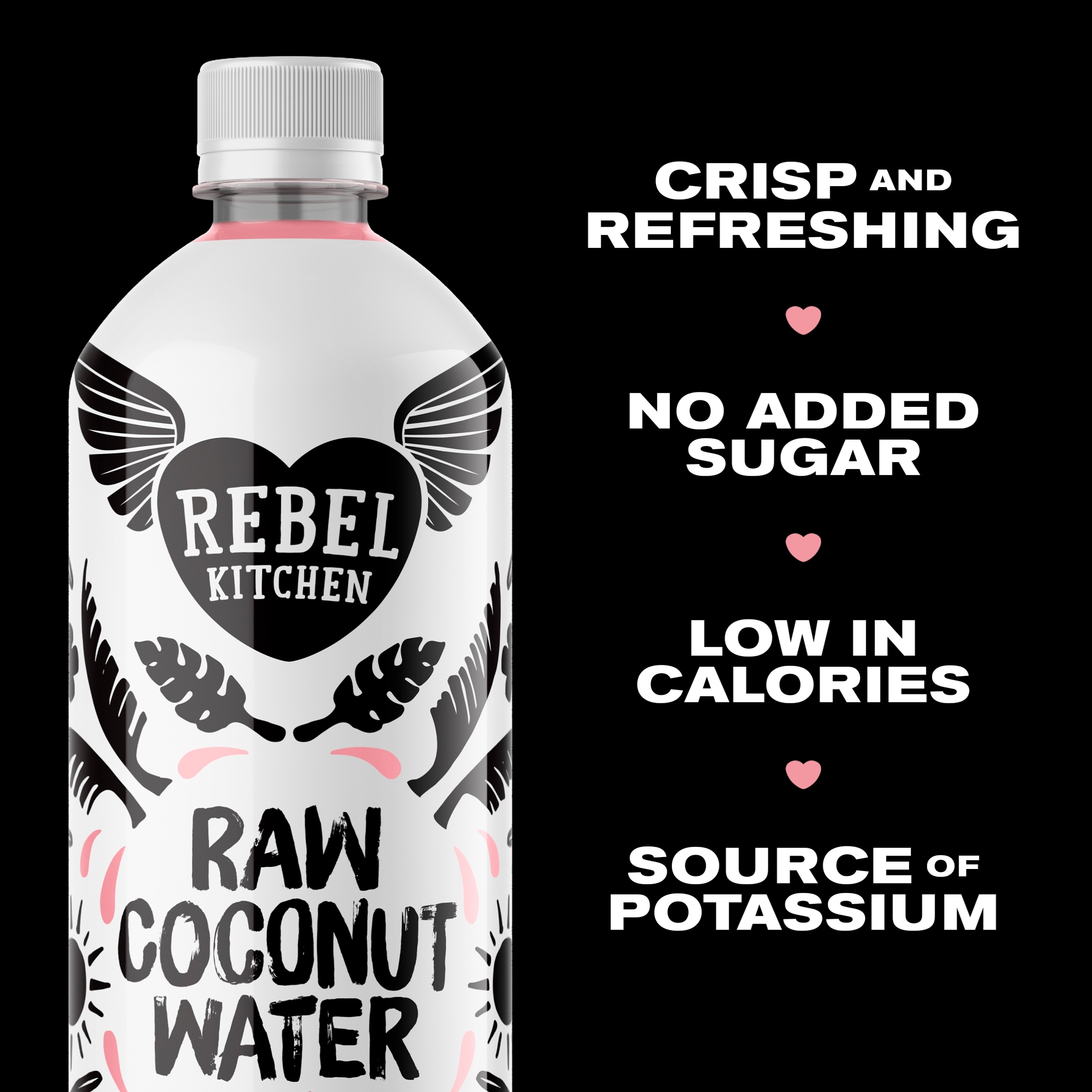 Rebel Kitchen Raw Coconut Water Natural Electrolytes 750ML thumbnail 3