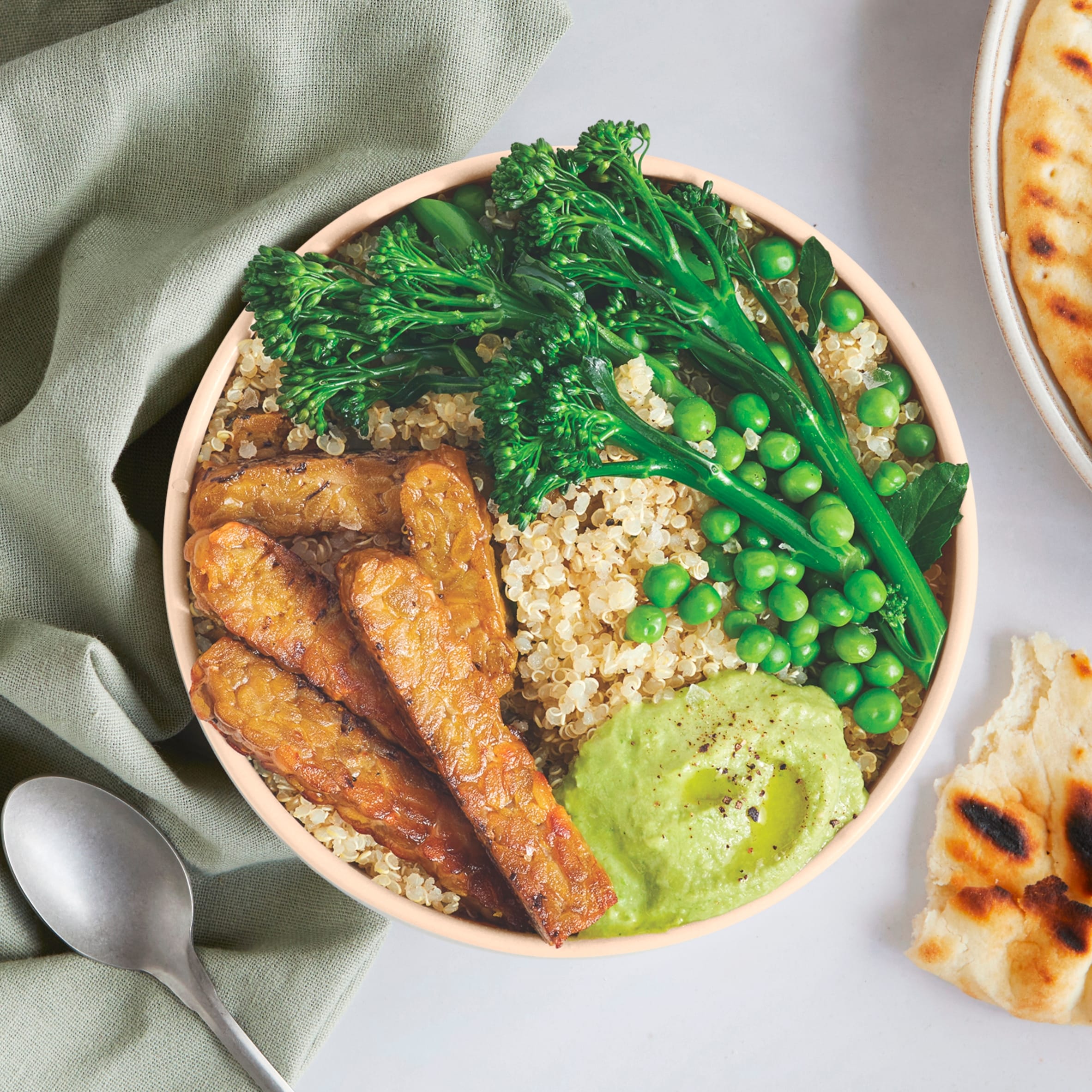 all plants Veggie Tempeh with pea and rosemary 180g thumbnail 2