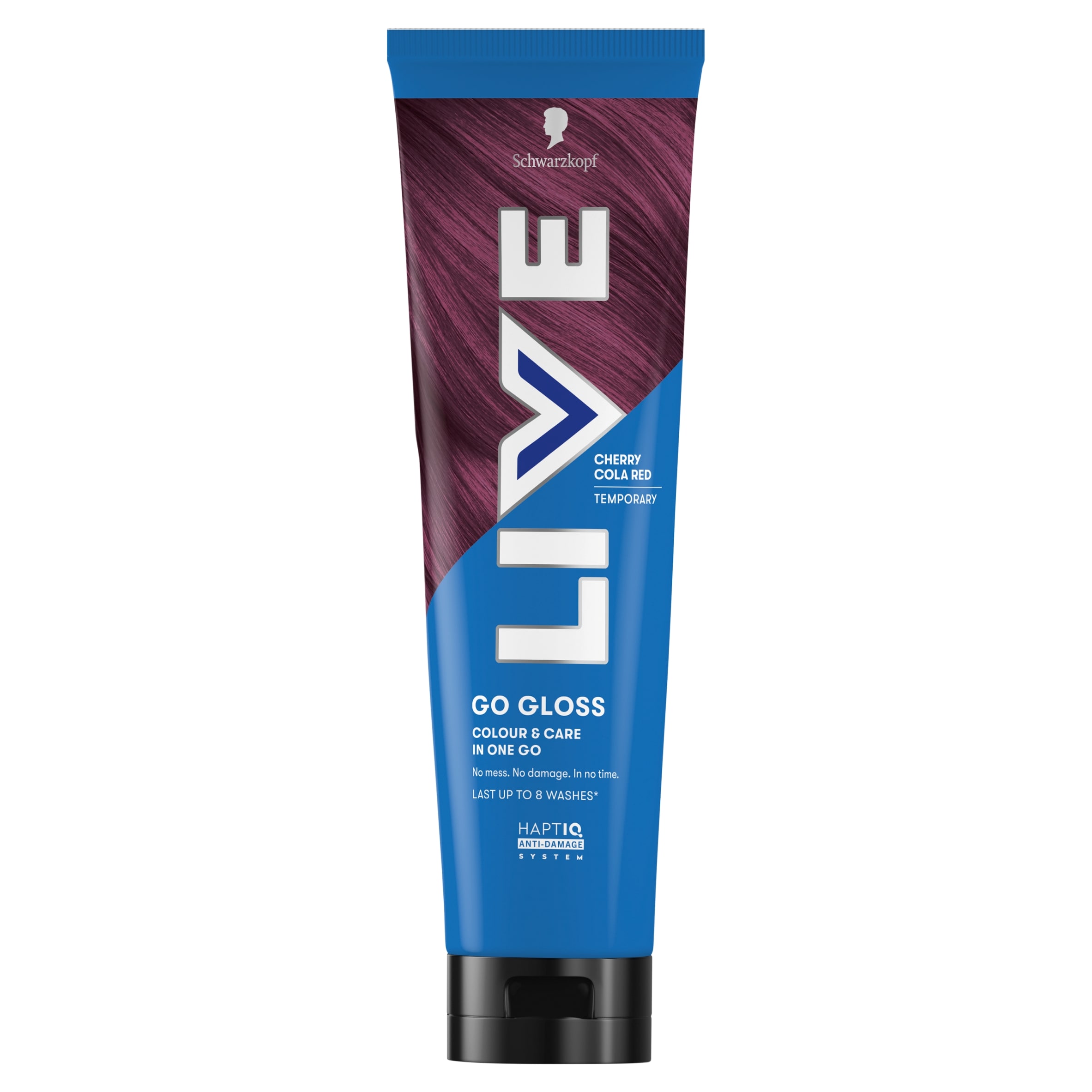 Schwarzkopf LIVE Go Gloss Cherry Cola Red Colour & Shine Hair Gloss 150ml