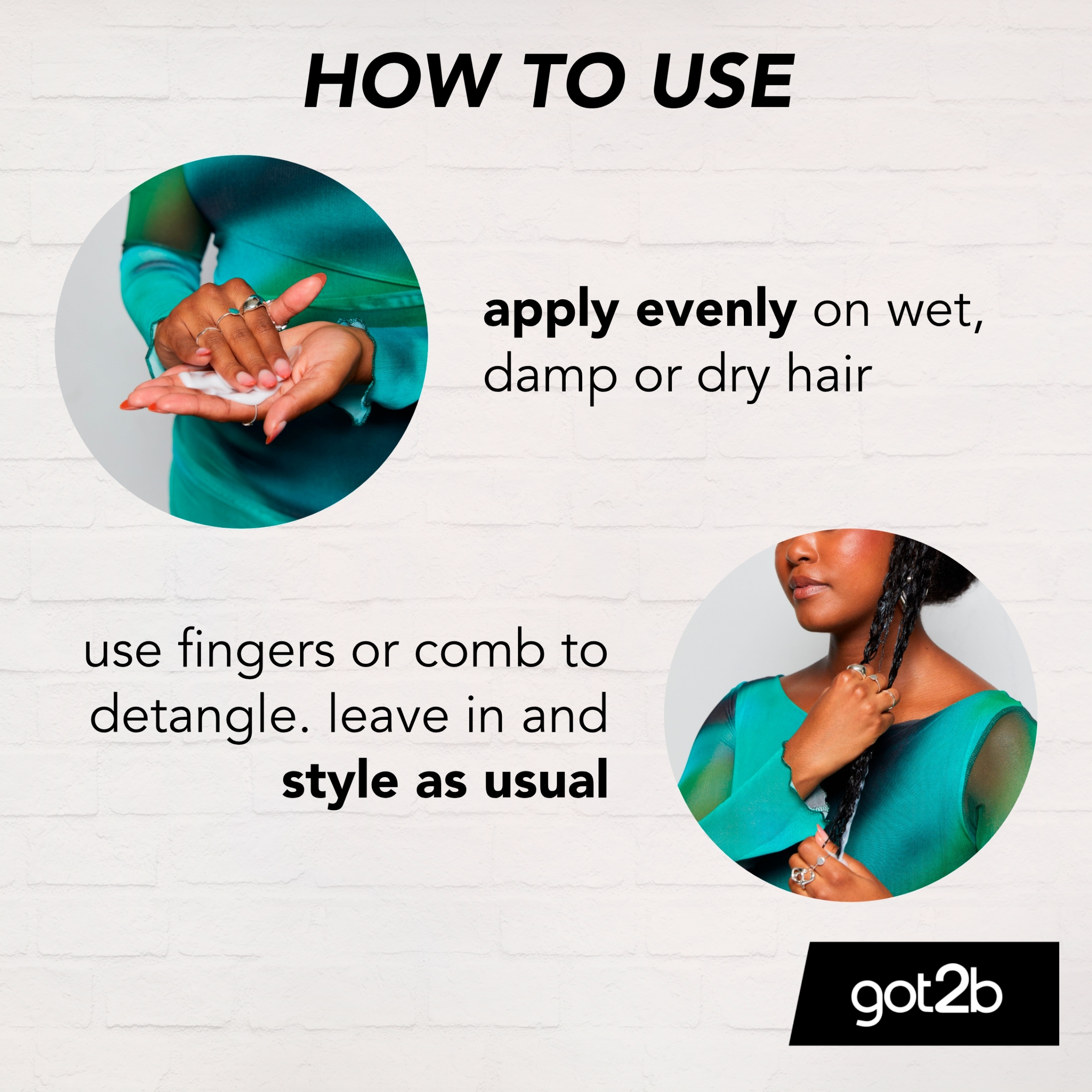 got2b CURLZ Moisturising Detangler Cream 200ml thumbnail 5