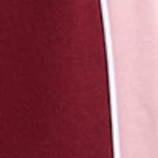 F&F Girls NYC Brooklyn Sweatshirt and Joggers Set in Burgundy thumbnail 4