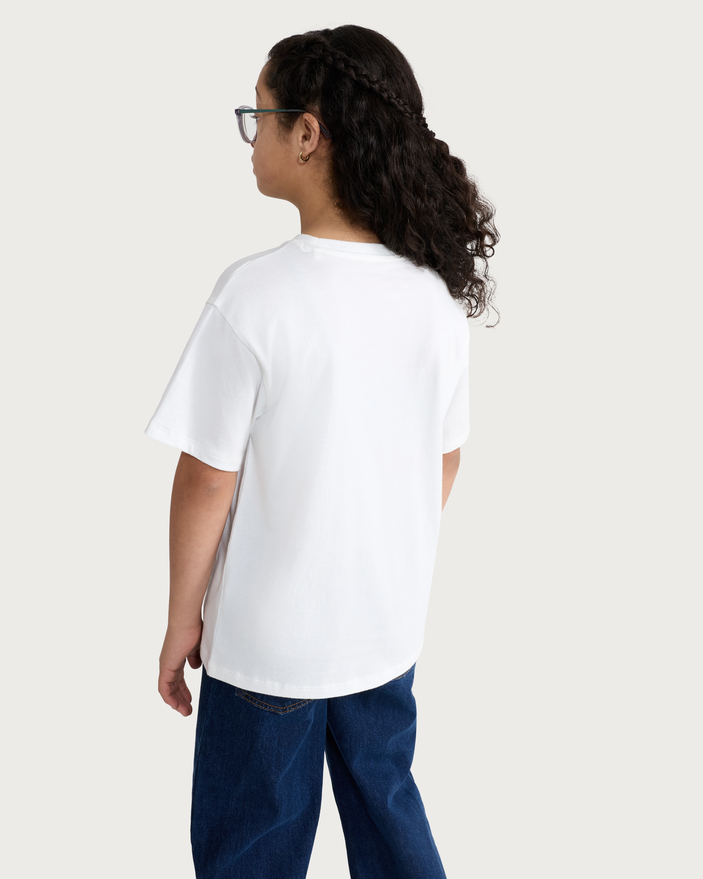 The Rolling Stones Print Pure Cotton T-Shirt in White thumbnail 3
