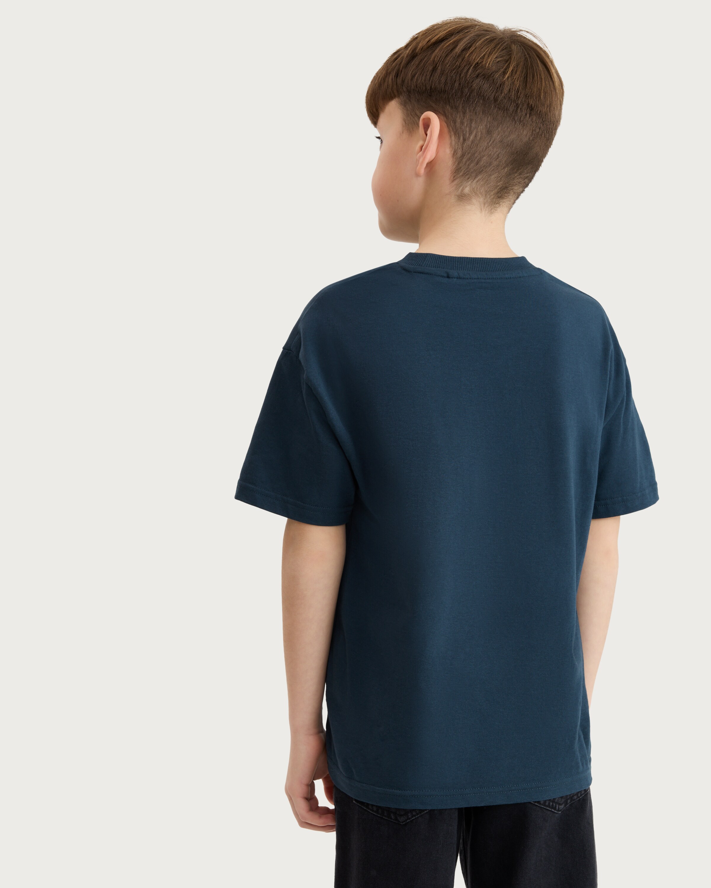 F&F Boys Pure Cotton RUNYC Print Oversized Fit T-Shirt in Grey thumbnail 3