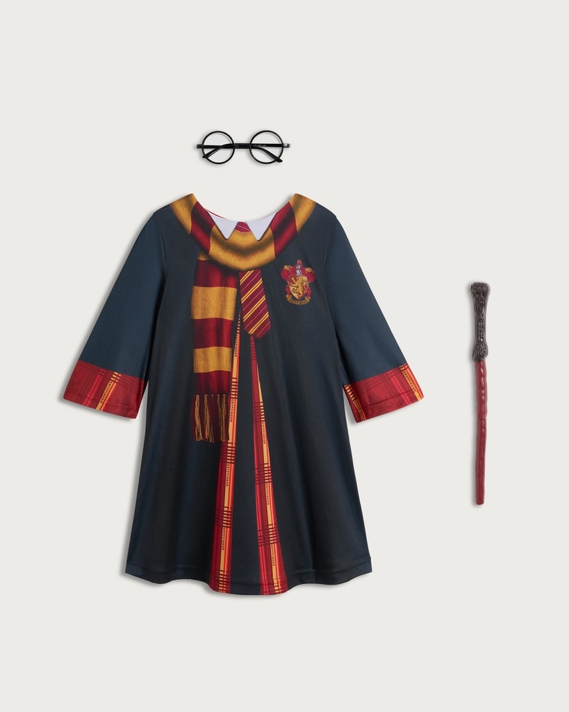 Harry Potter Gryffindor 3-Piece Fancy Dress Costume in Black thumbnail 3