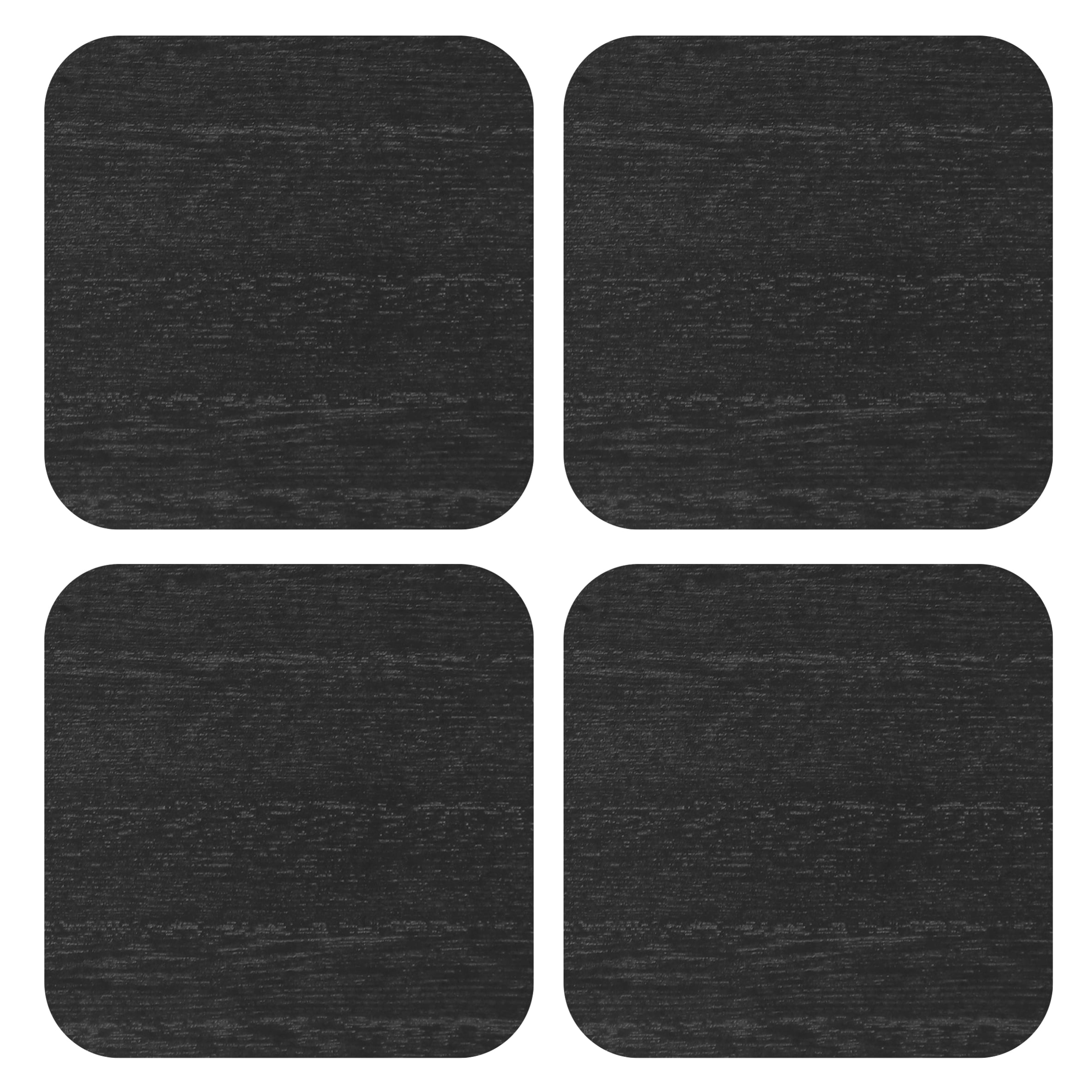 F&F Home Black Wooden Coasters 4 Pack thumbnail 2