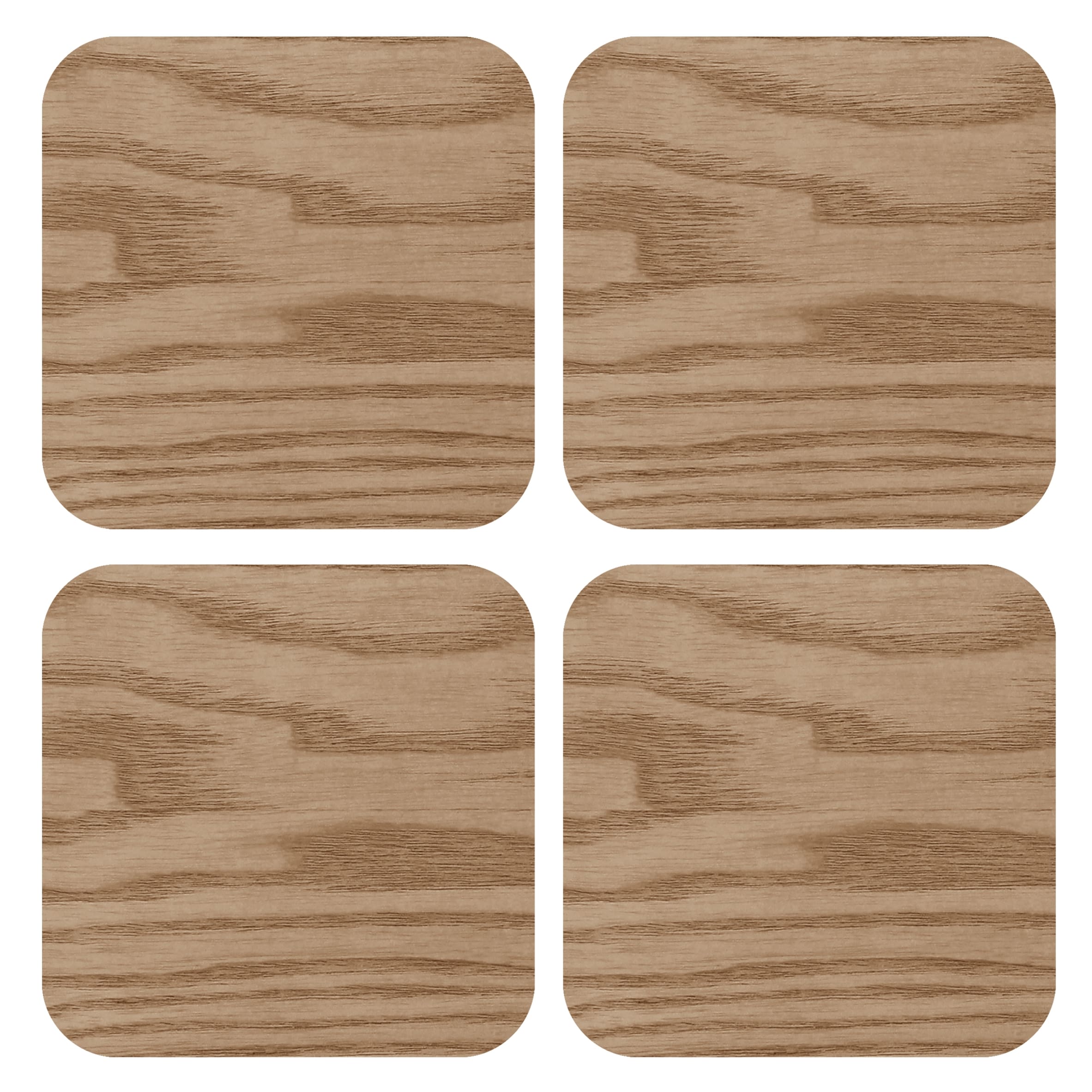 F&F HOME Wooden Coasters 4 Pack thumbnail 2