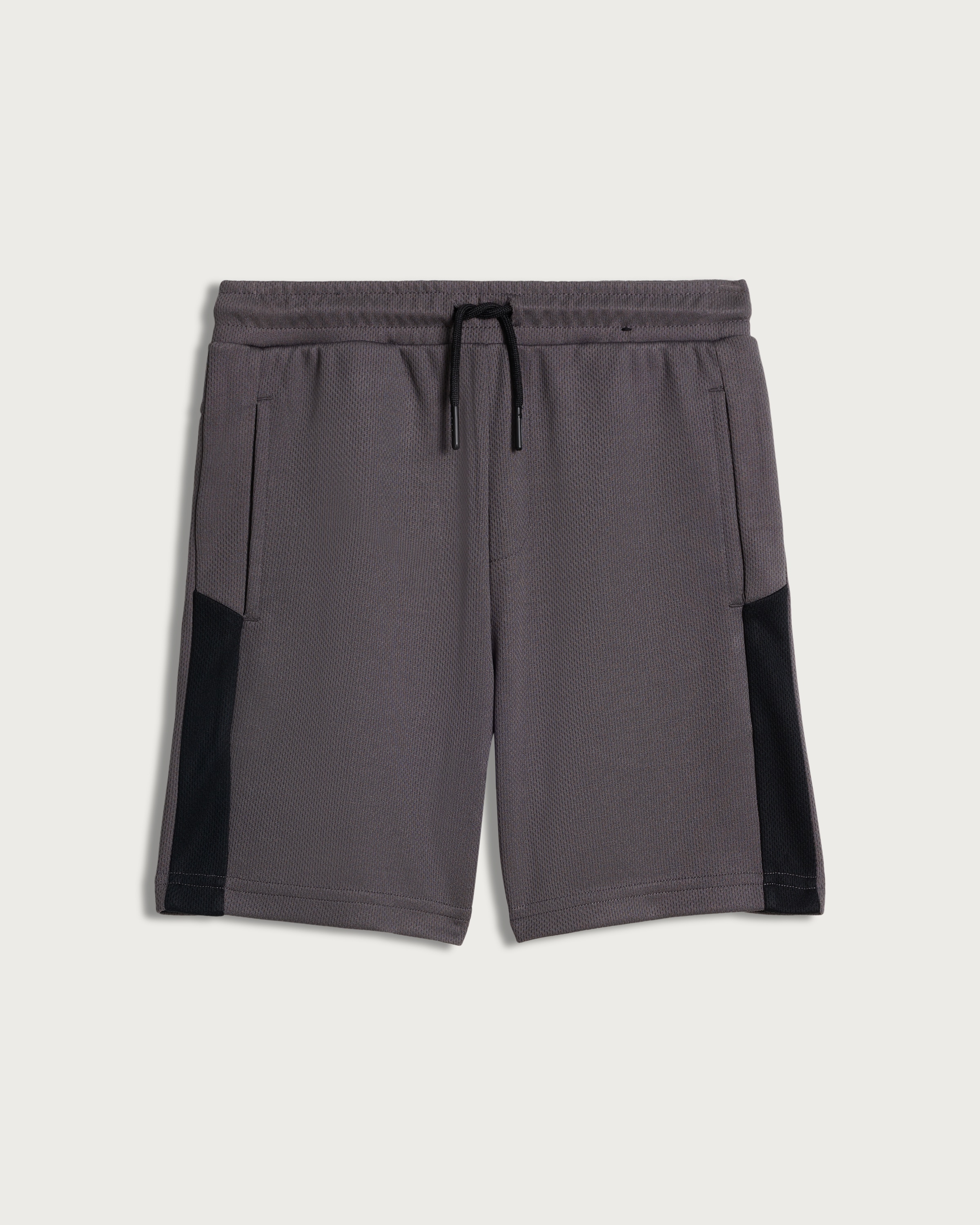 F&F Active Boys Mesh Panel Sports Shorts in Grey thumbnail 4