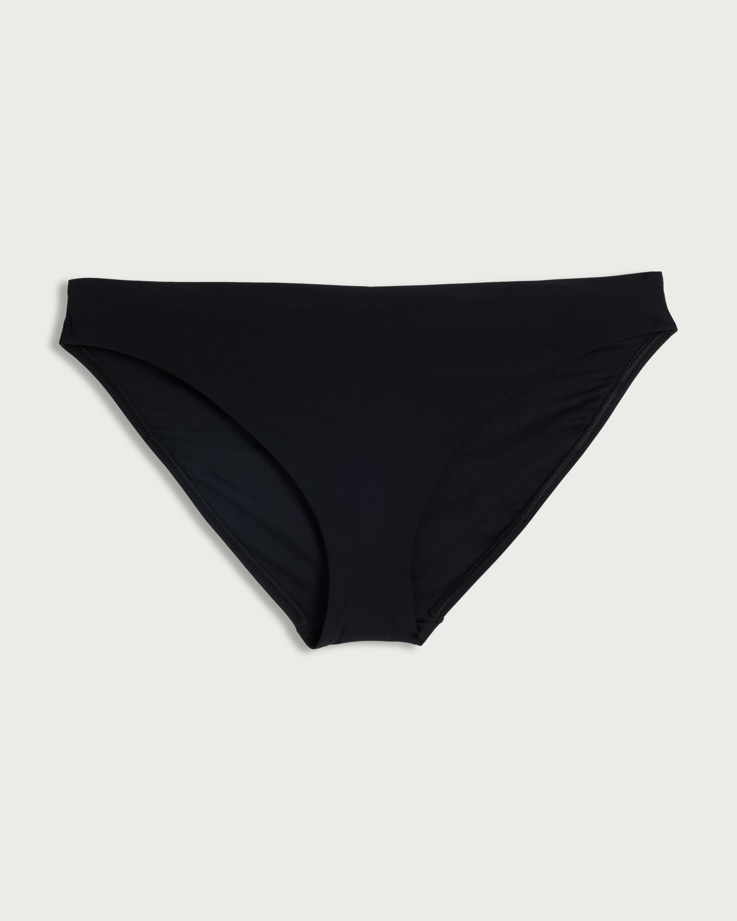 F&F Contour High Leg Bikini Bottoms in Black thumbnail 4