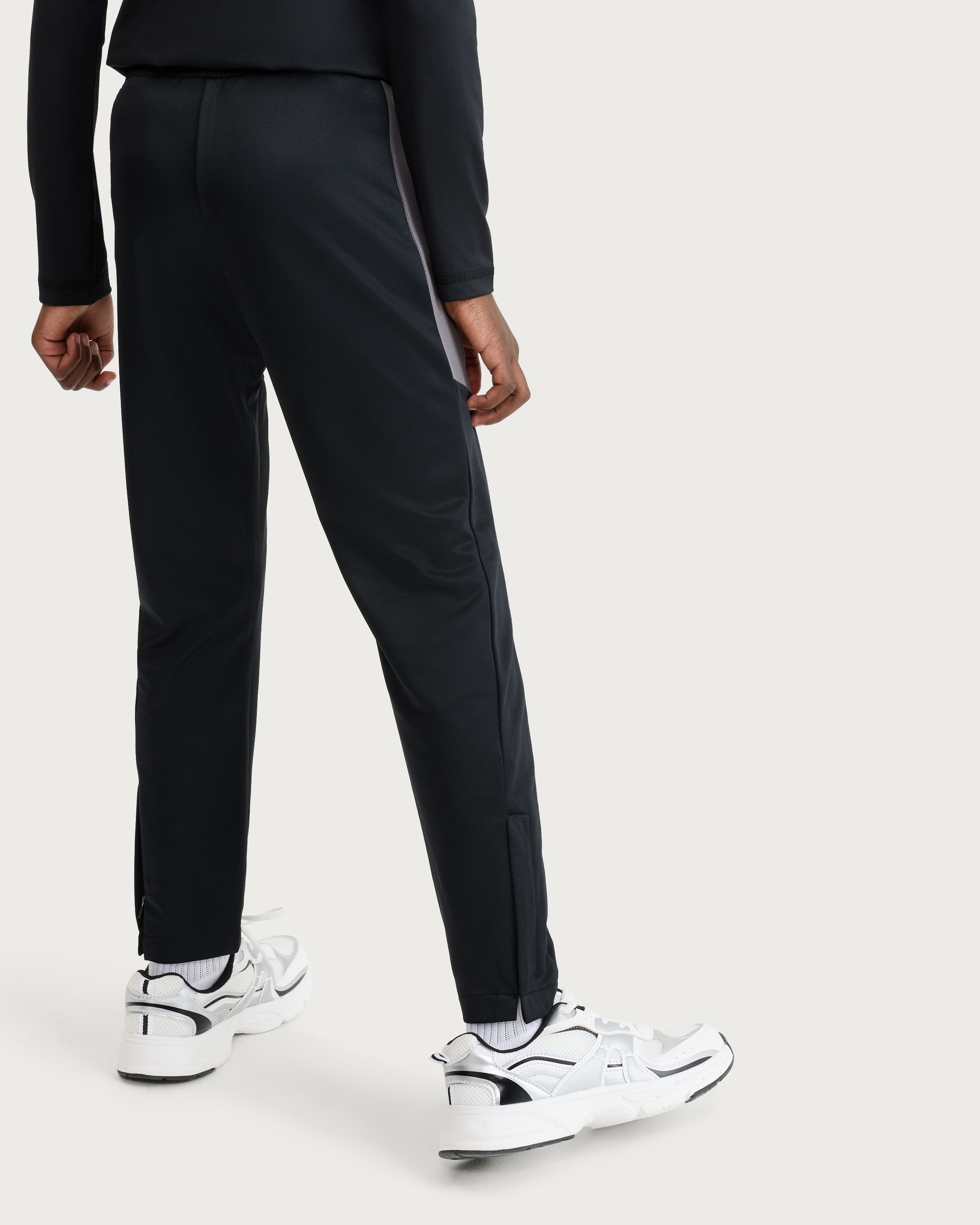 F&F Active Boys ULTRAMOVE Side Panel Zip Hem Trousers in Black thumbnail 3