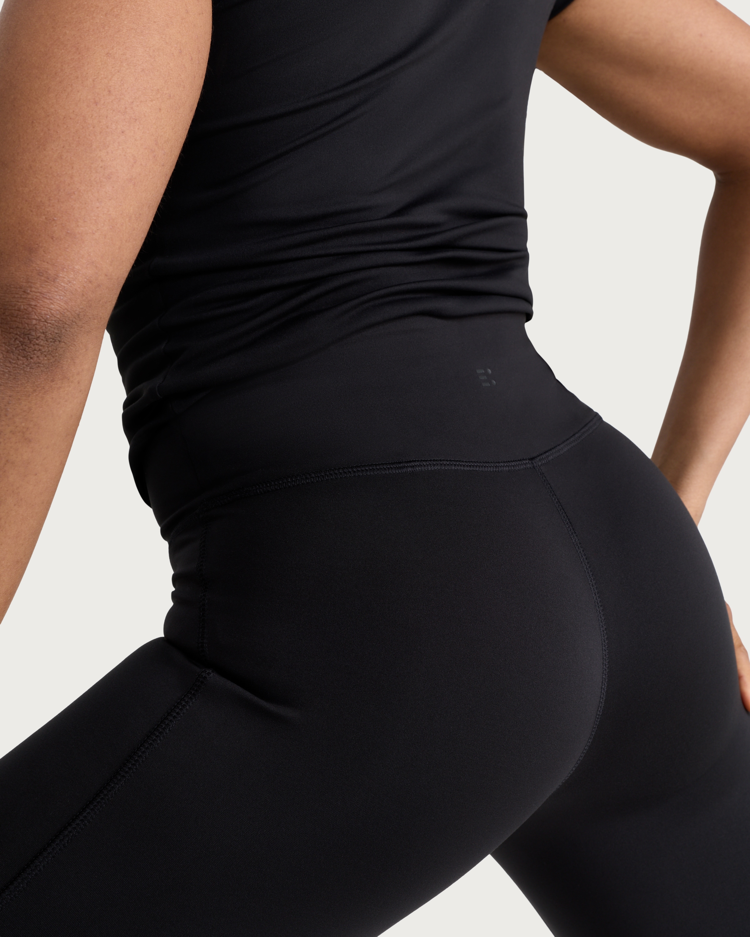 F&F Active EVERYHOUR High Waisted Leggings in Black thumbnail 3