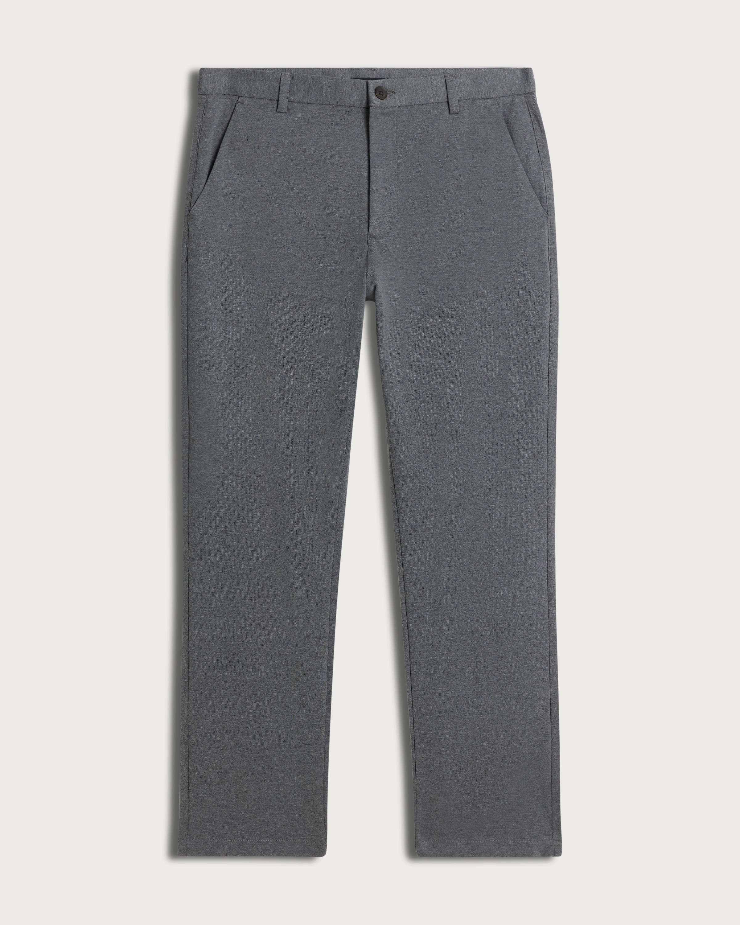 F&F Textured Straight Leg Chino Trousers in Grey thumbnail 4