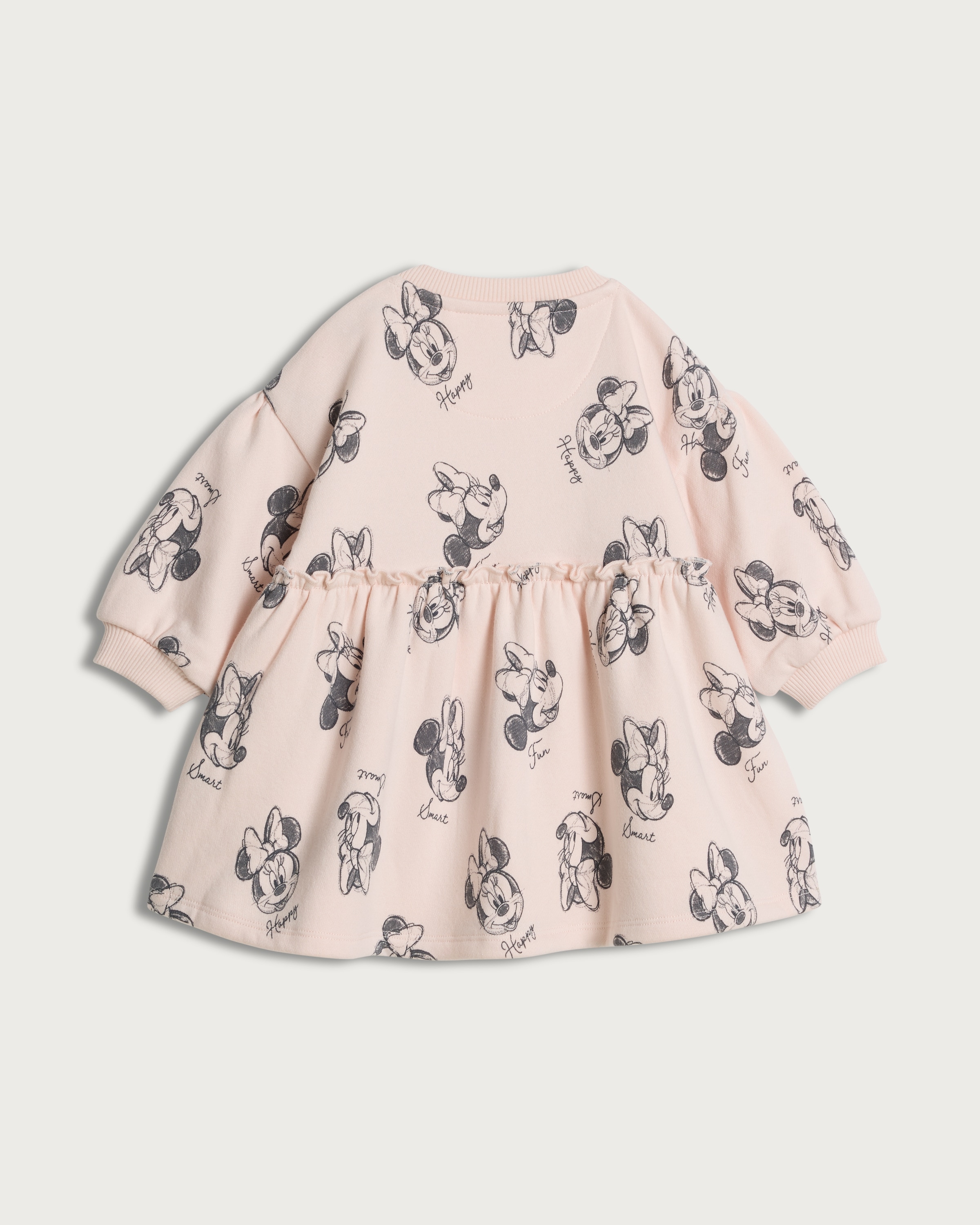 Disney Minnie Mouse Cotton Rich Sweater Dress in Pink thumbnail 2