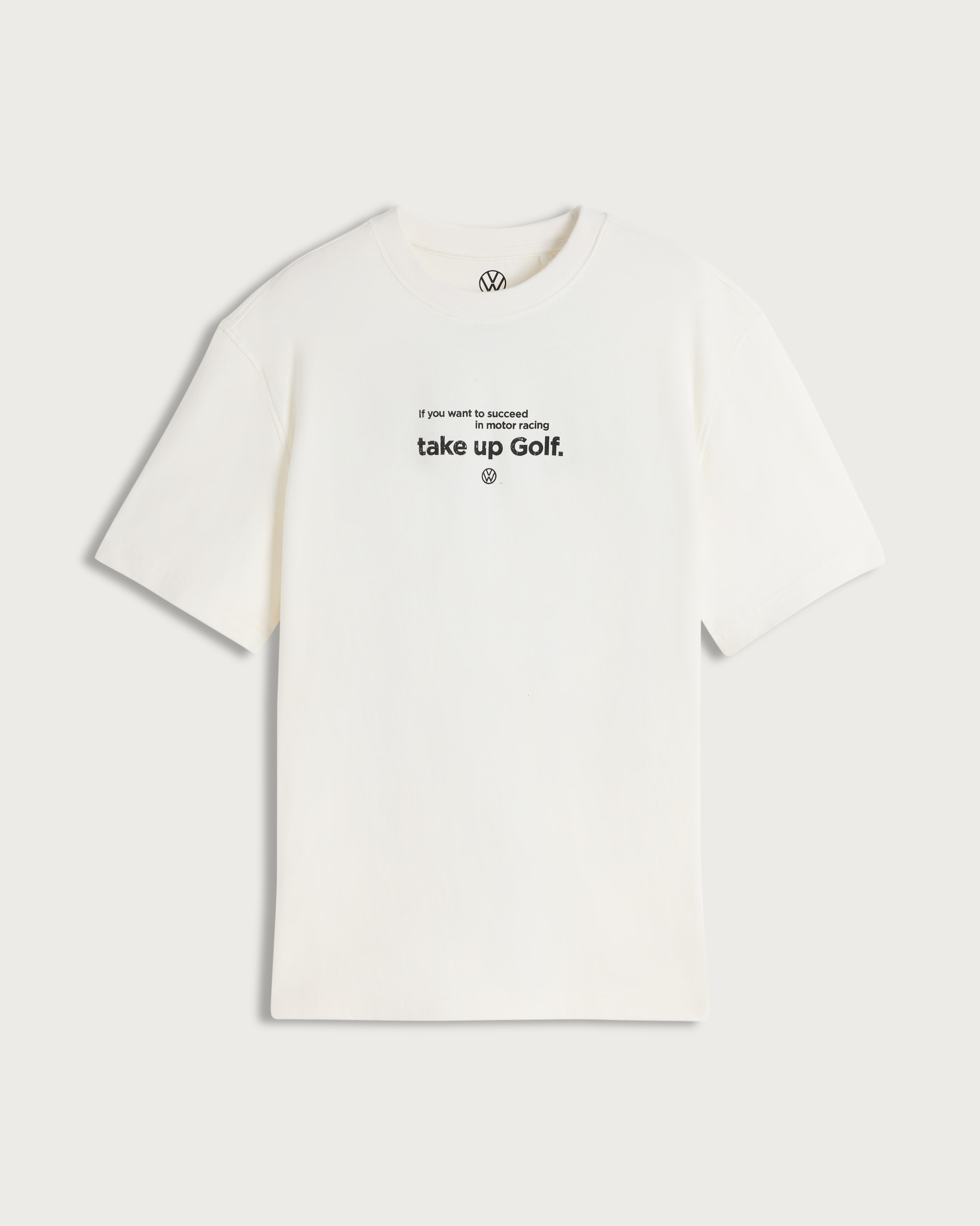 Volkswagen Pure Cotton Golf T-Shirt in Cream thumbnail 4