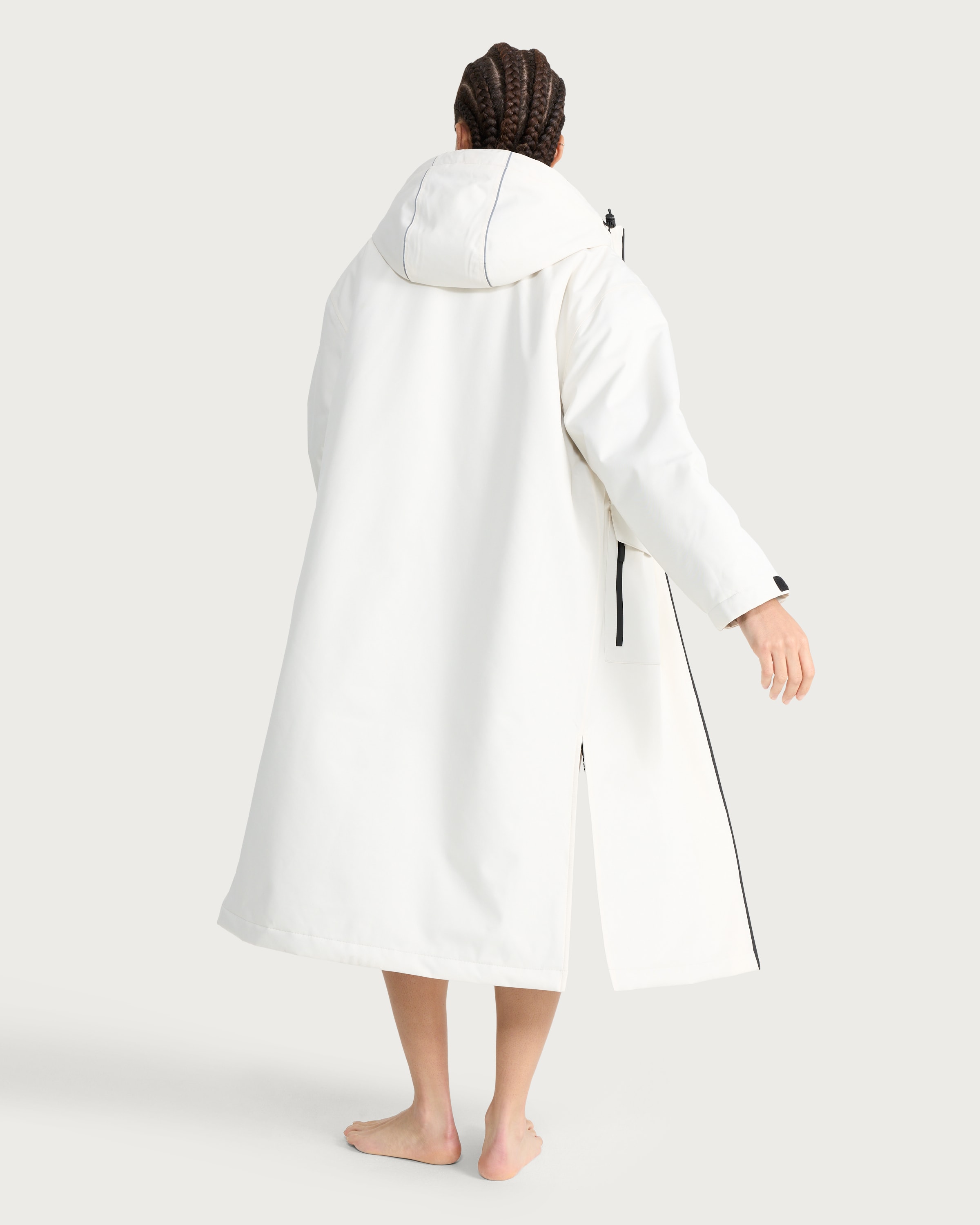 F&F Active EVERYWEATHER 3 in 1 Waterproof All Weather Robe in Cream thumbnail 3