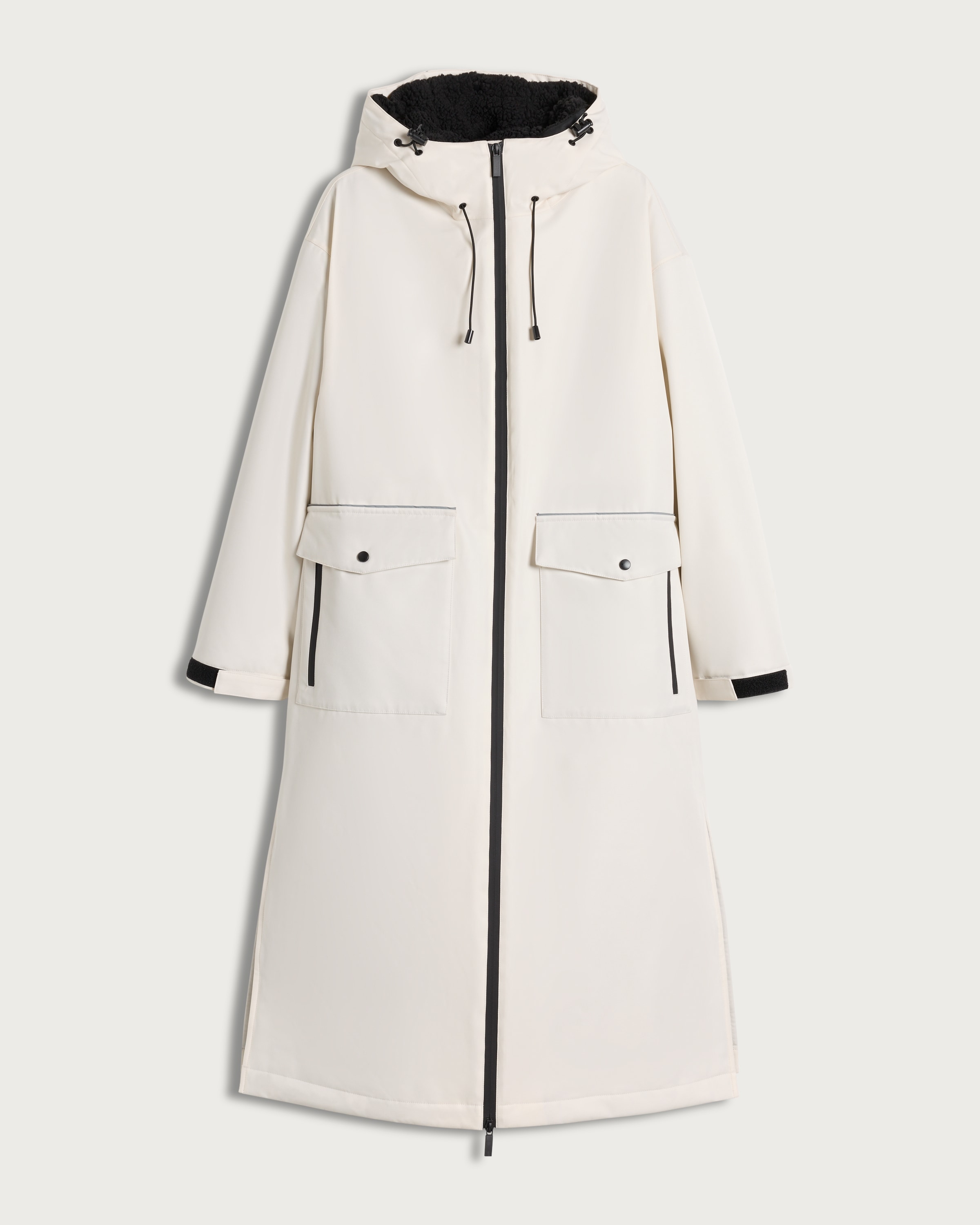 F&F Active EVERYWEATHER 3 in 1 Waterproof All Weather Robe in Cream thumbnail 4