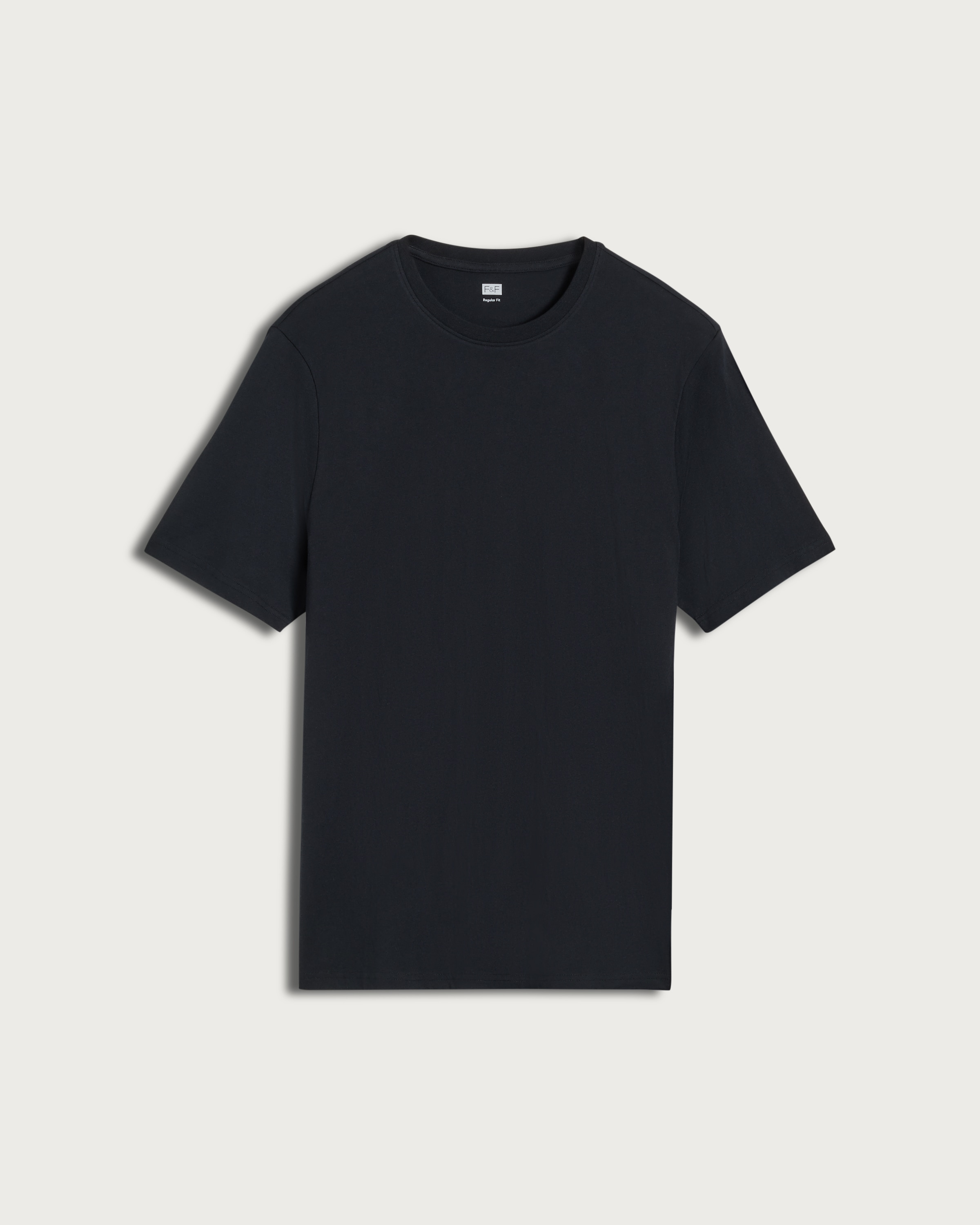 F&F Pure Cotton Short Sleeved Slim Fit T-Shirt in Black thumbnail 4