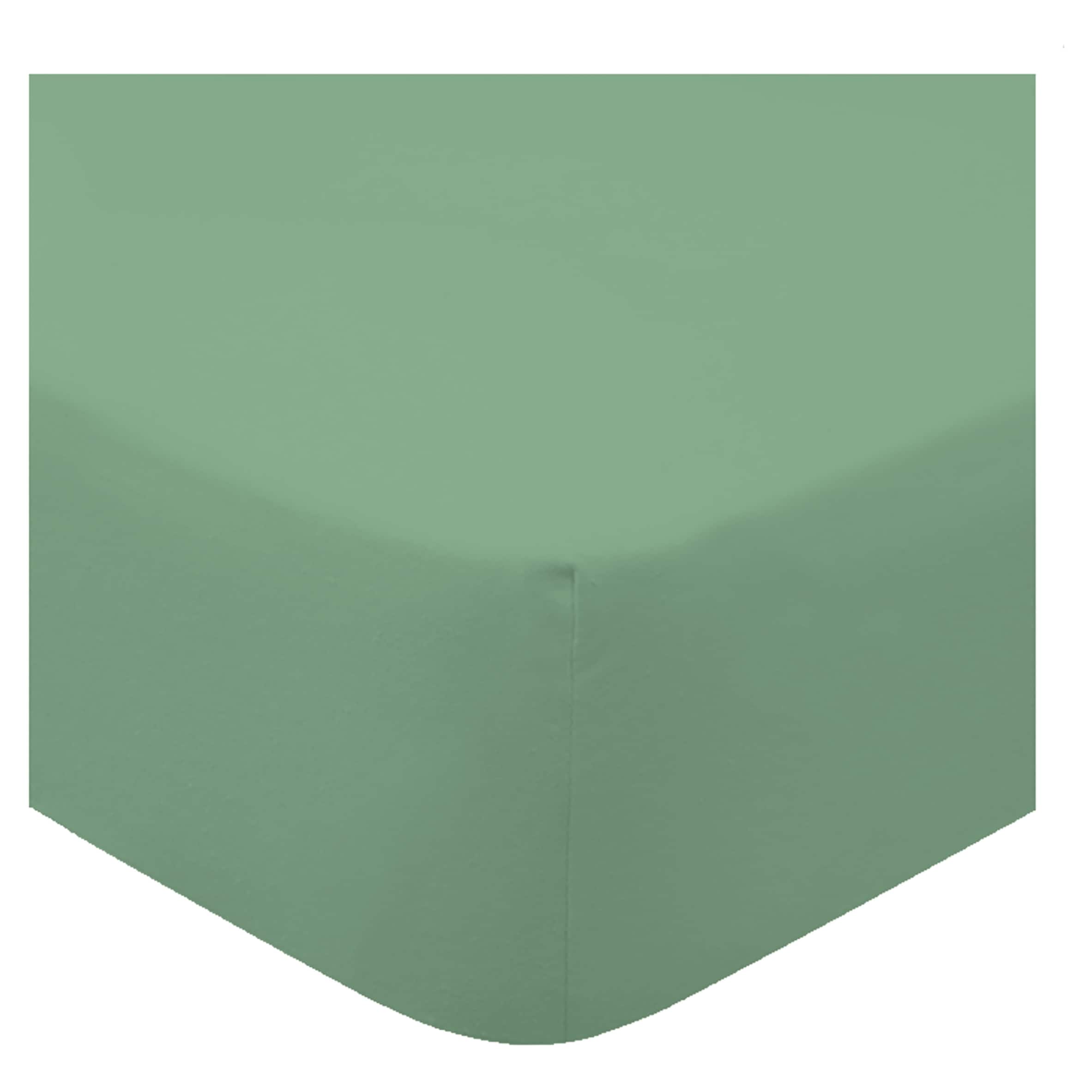 F&F Home Supersoft Green Fitted Sheet Super King