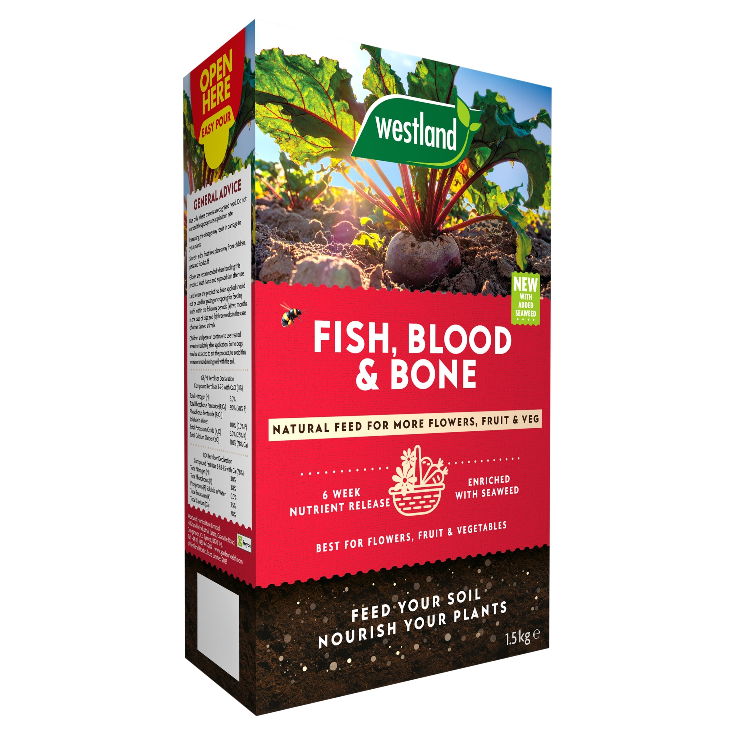 WESTLAND FISH, BLOOD & BONE 1.5KG