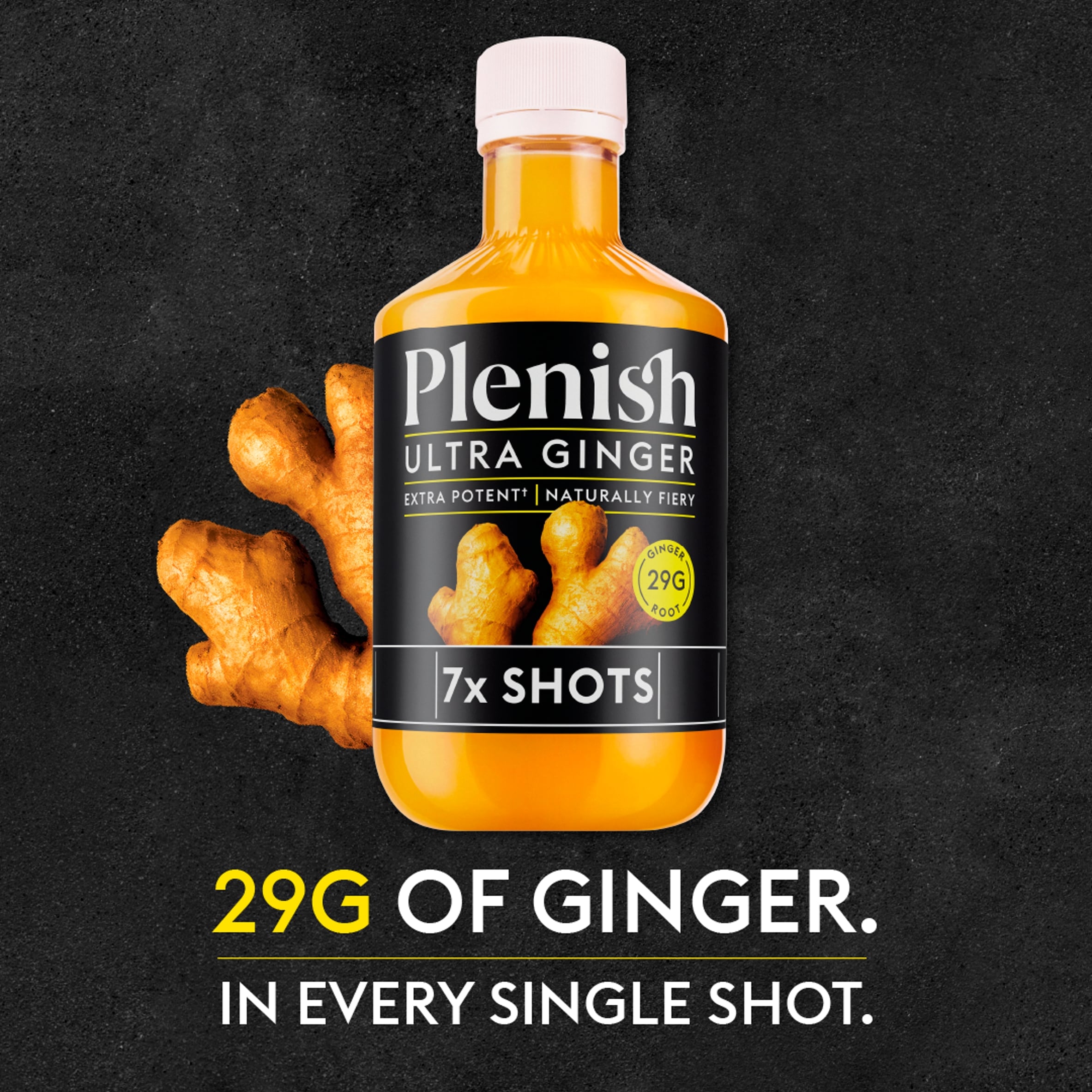 PLENISH SHOTS ULTRA GINGER 420ML thumbnail 2