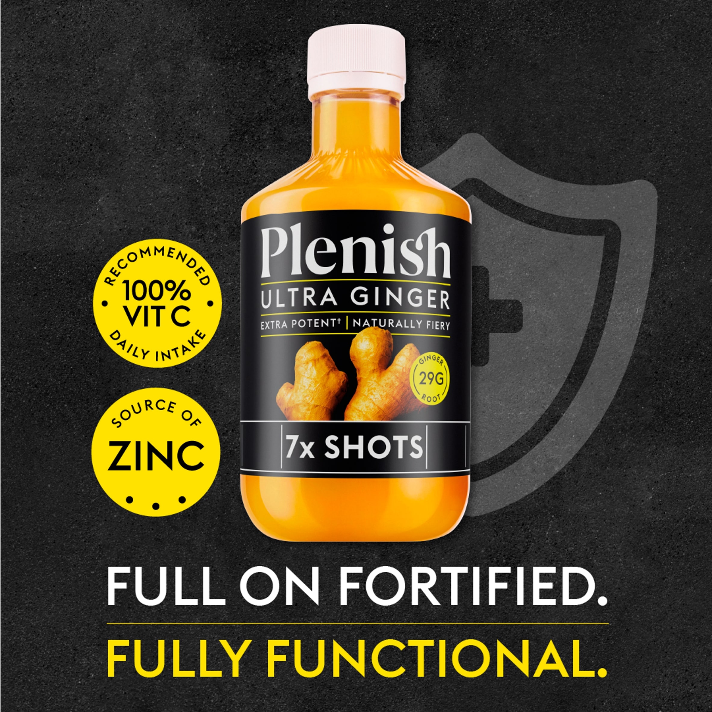 PLENISH SHOTS ULTRA GINGER 420ML thumbnail 3