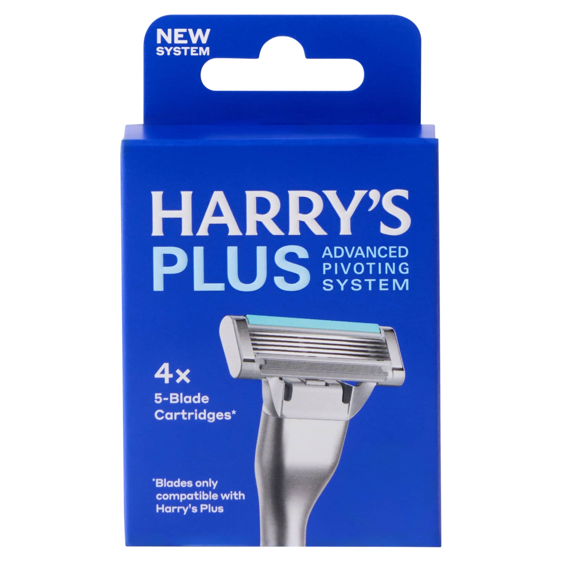 Harry's Plus Razor 5 Blade Cartridges 4s