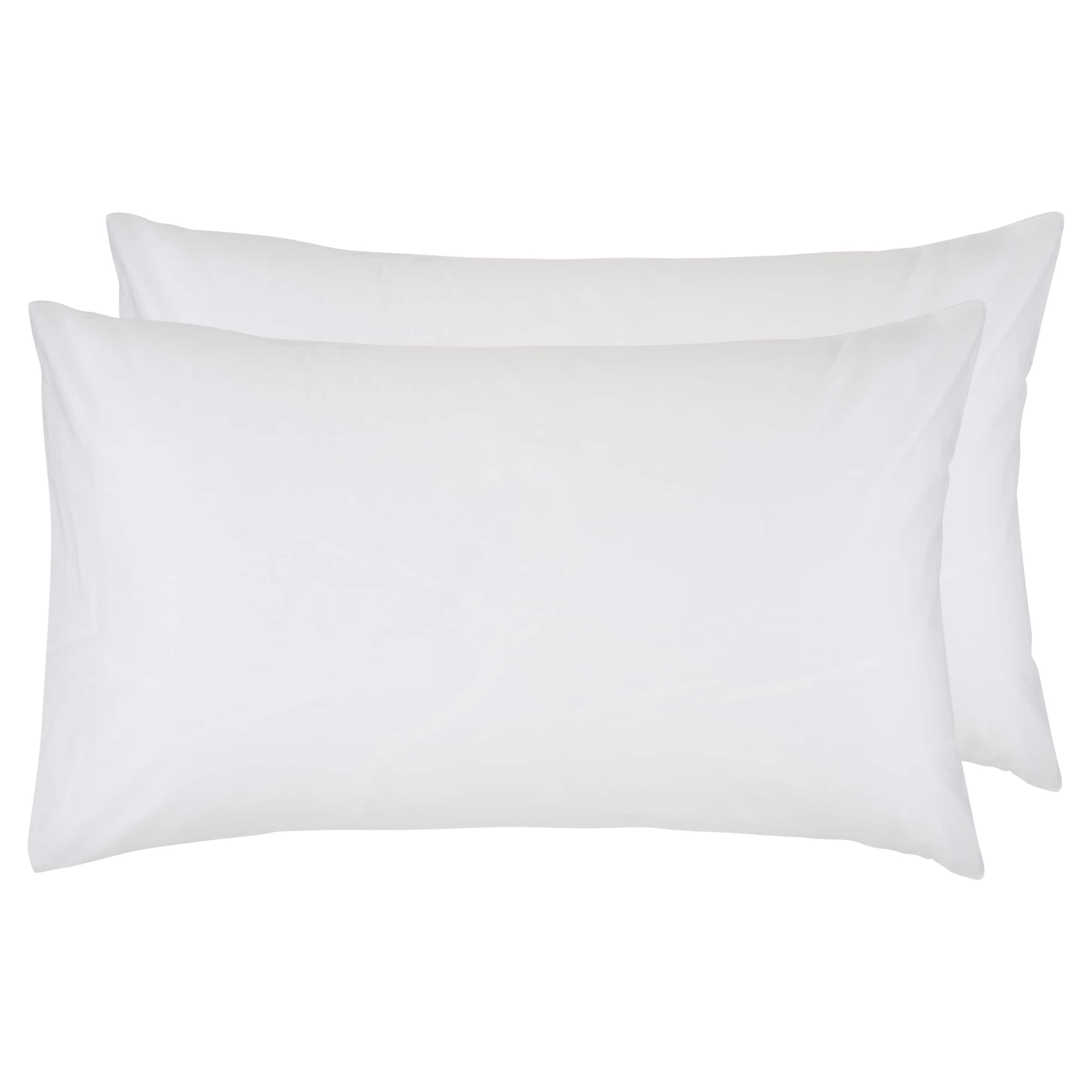 F&F Home White Cotton Cooling Pillowcase Pair