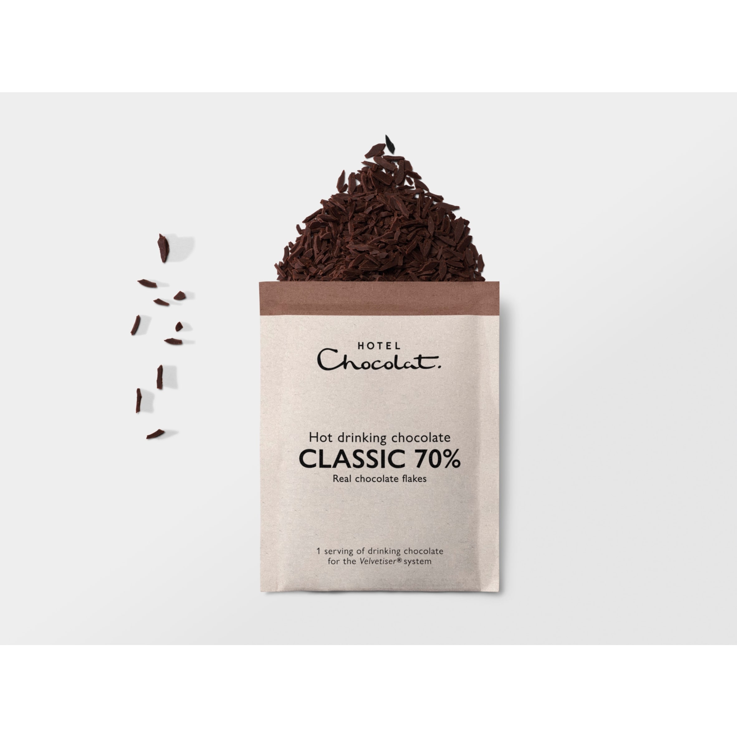 Hotel Chocolat Hot Drinking Chocolate Classic 70% 5 x 31g thumbnail 4