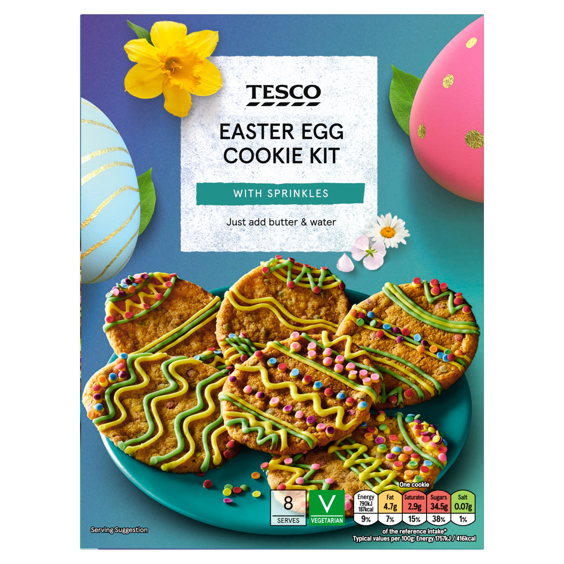 Tesco Easter Egg Cookie Kit 310G