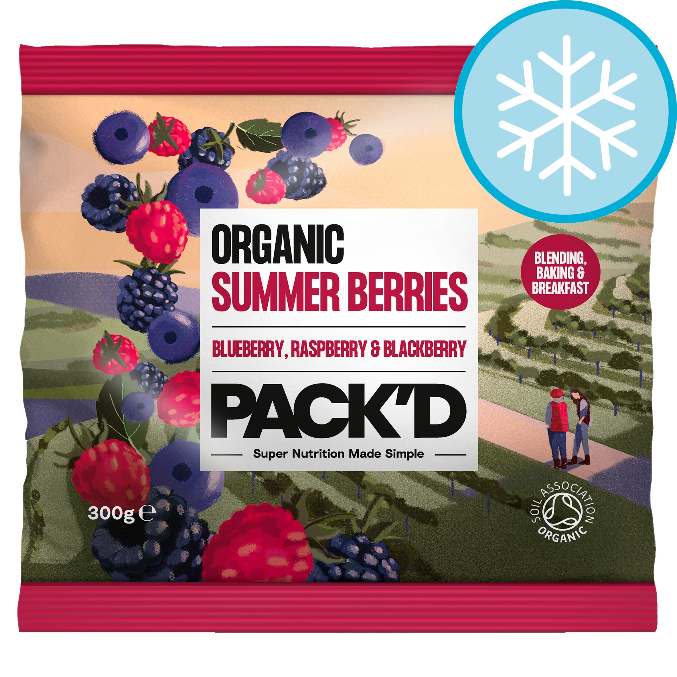 PACK'D Organic Summer Berry Blend