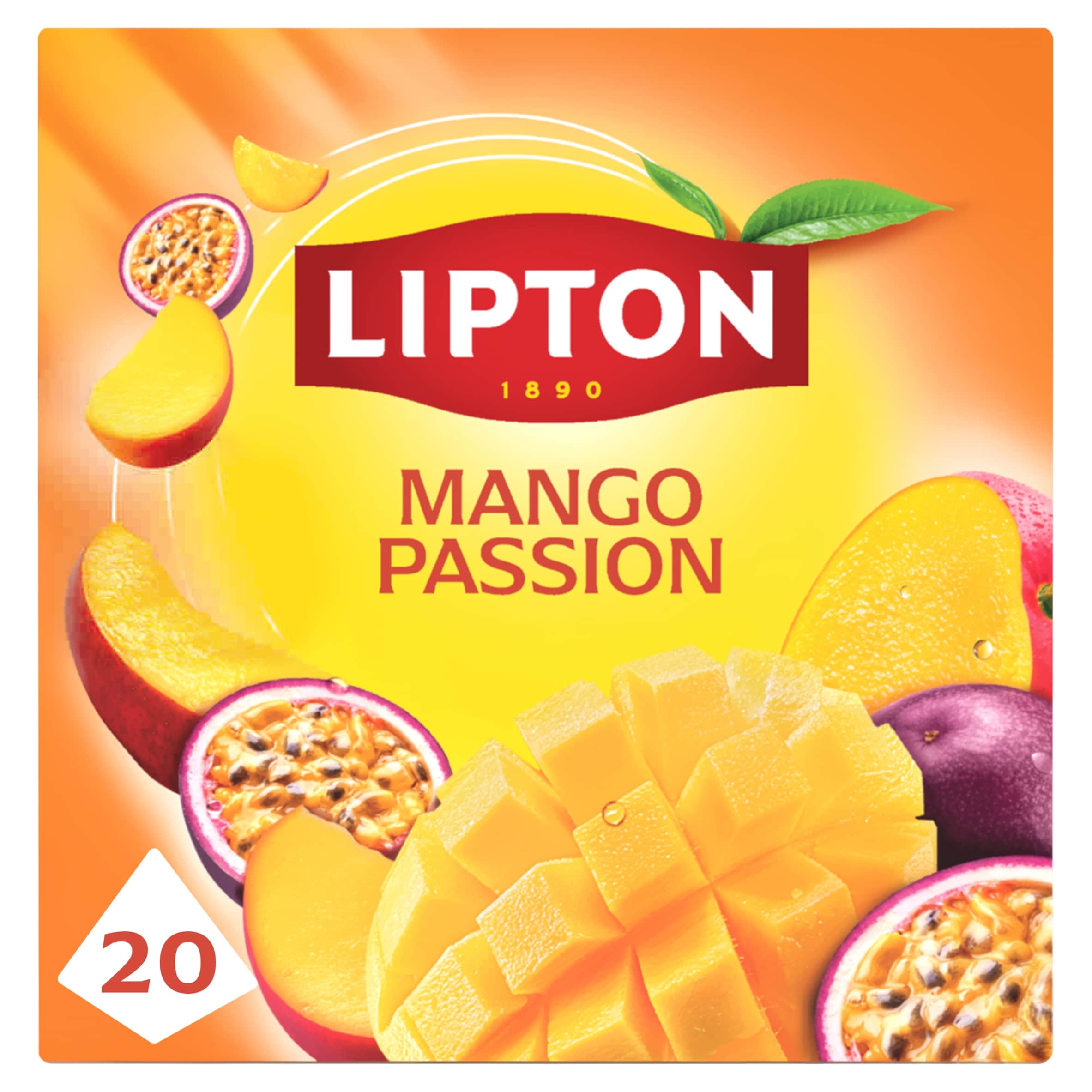 Lipton Mango Passion 20 Tea Bags 36g