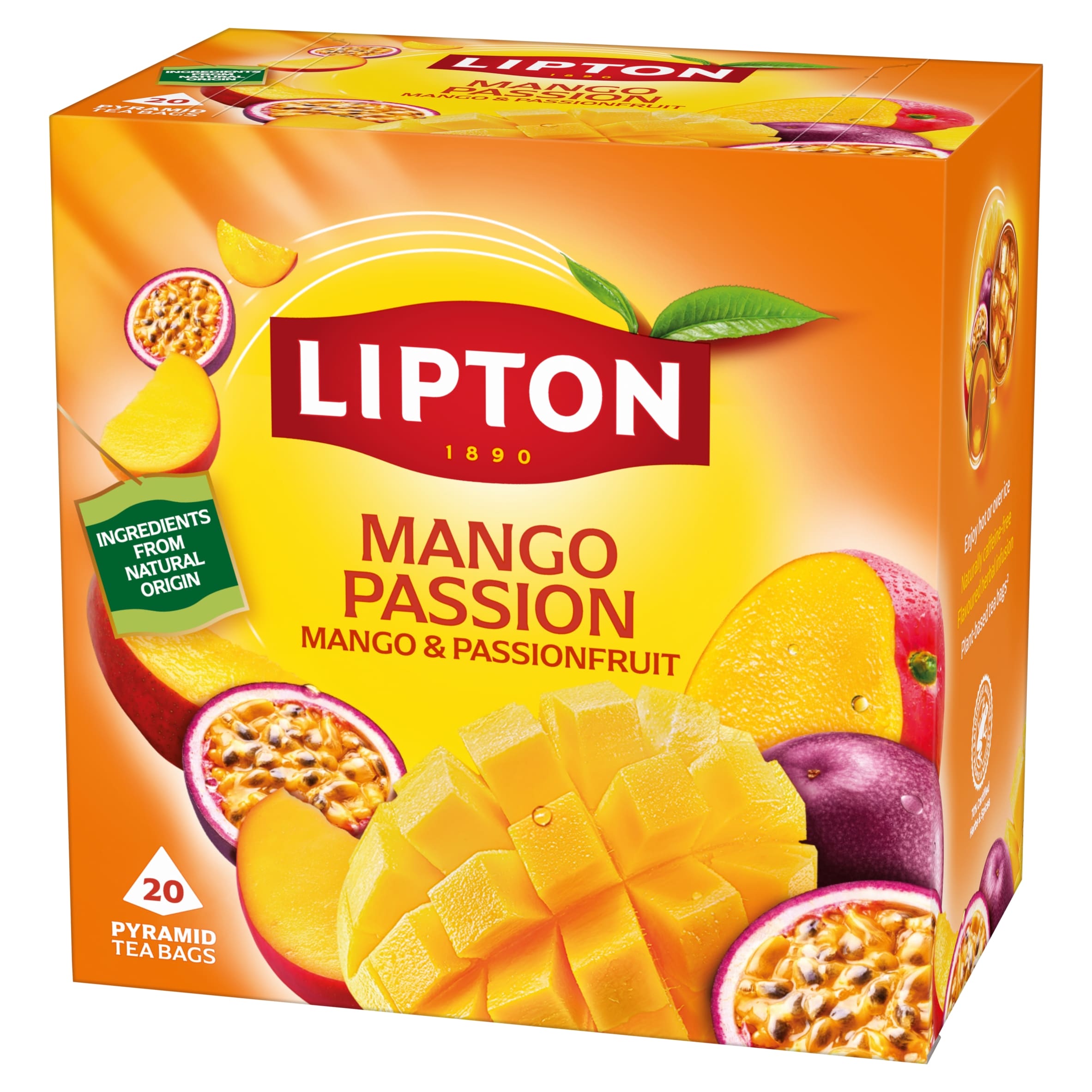 Lipton Mango Passion 20 Tea Bags 36g thumbnail 2
