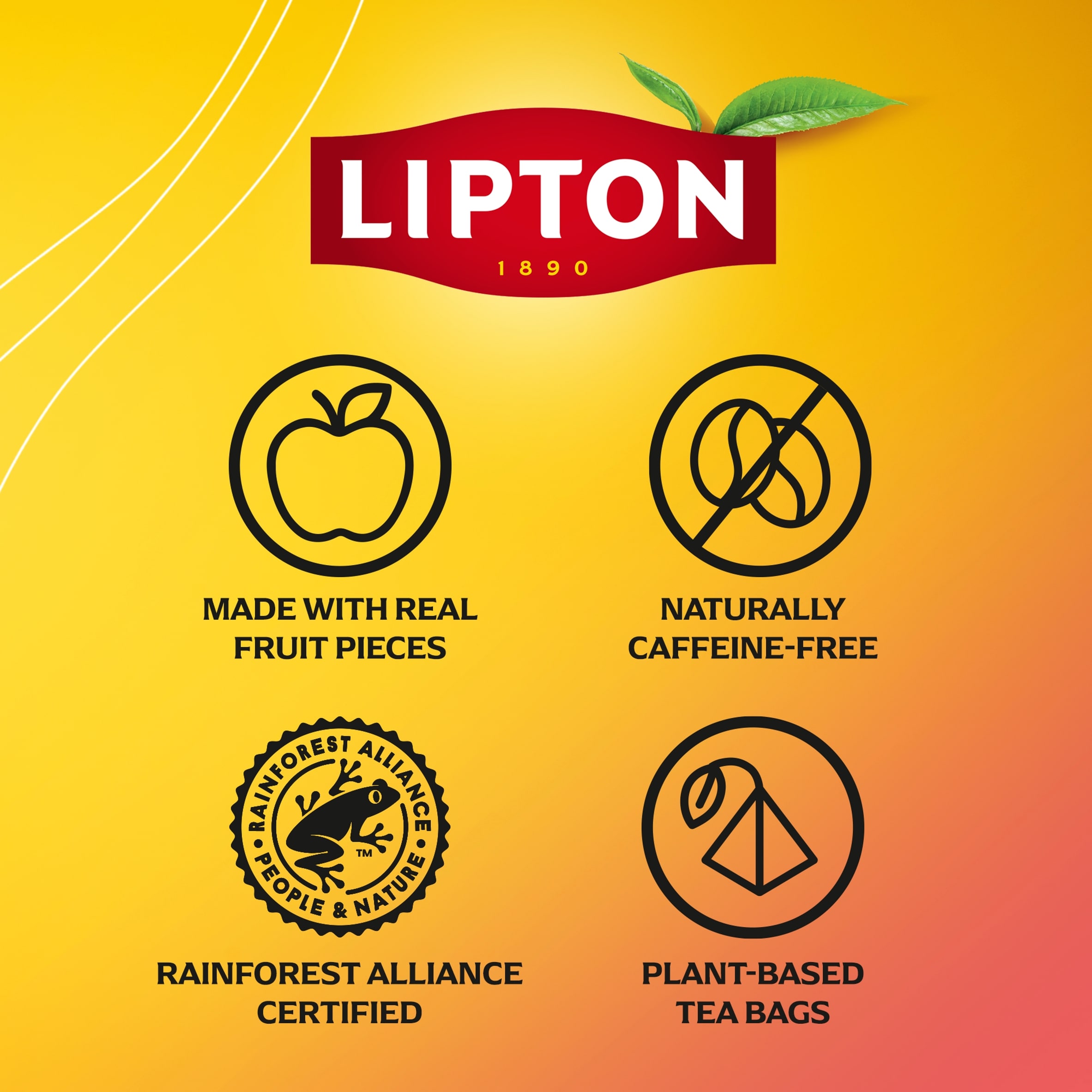 Lipton Mango Passion 20 Tea Bags 36g thumbnail 4