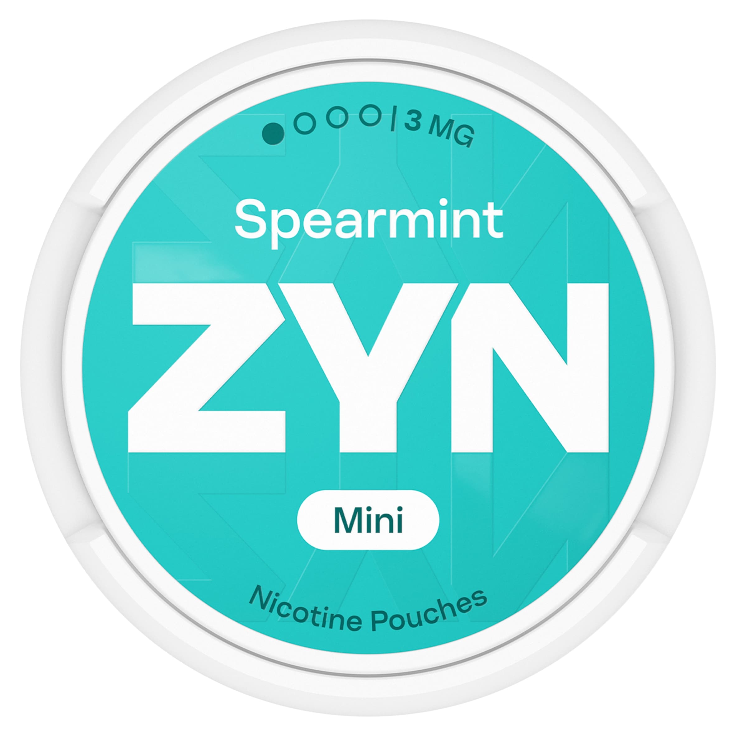 ZYN Spearmint Mini Nicotine 3mg x 20 Pouches 8g