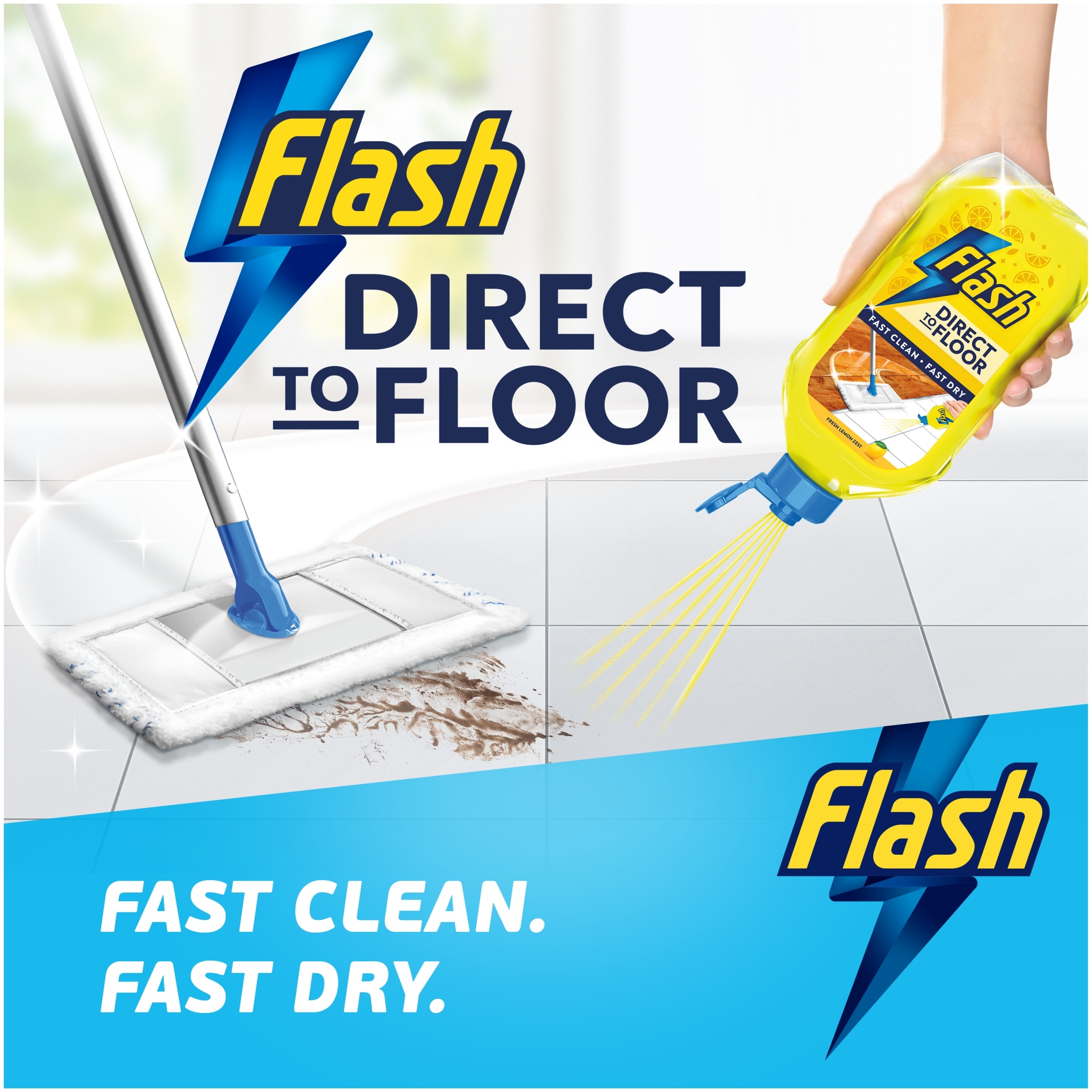 Flash Direct To Floor Berry & Cherry Blossom 800ml thumbnail 2