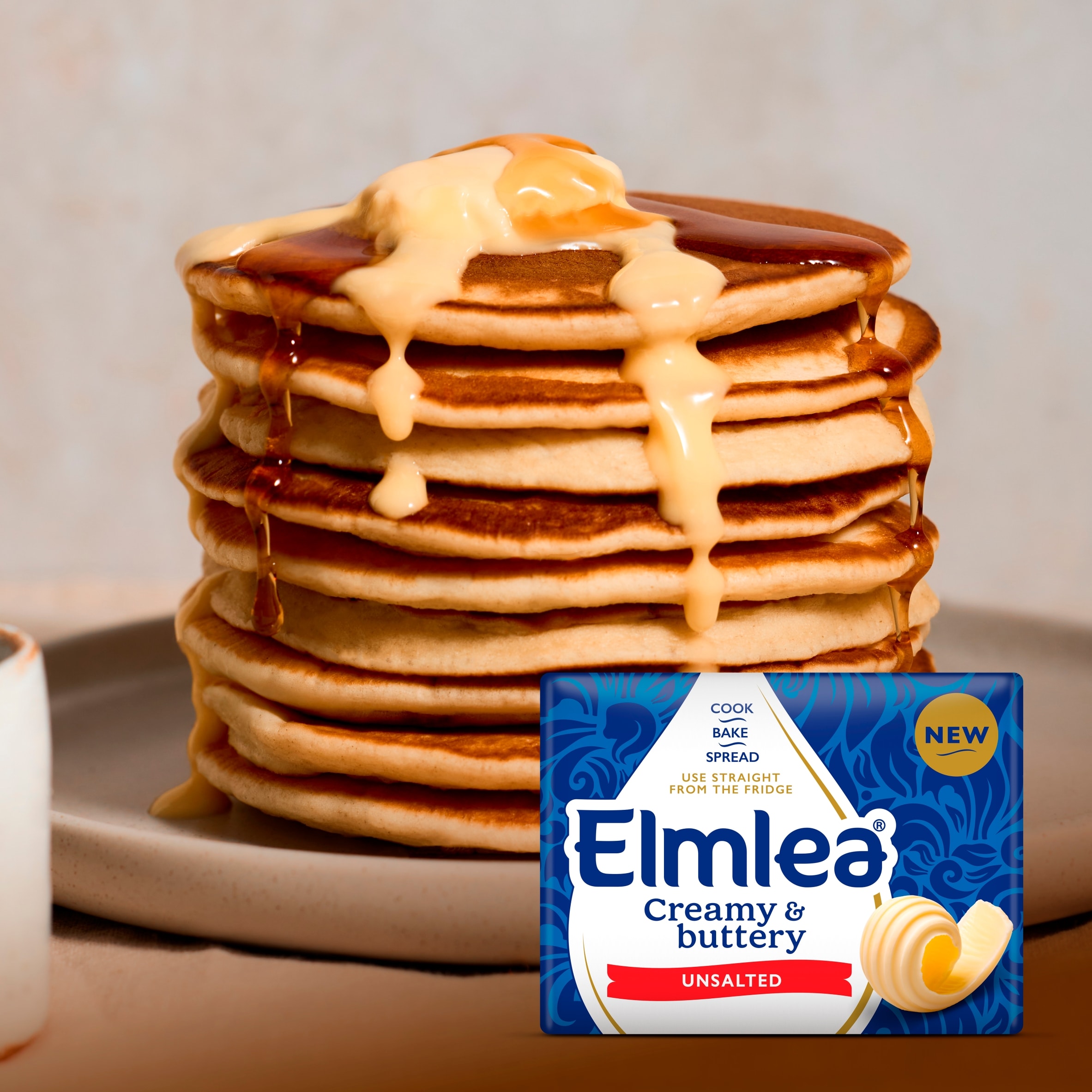 Elmlea Creamy and Buttery Unsalted Blended Butter 250g thumbnail 3