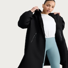 F&F Active EVERYWEATHER Waterproof All Weather Robe in Black