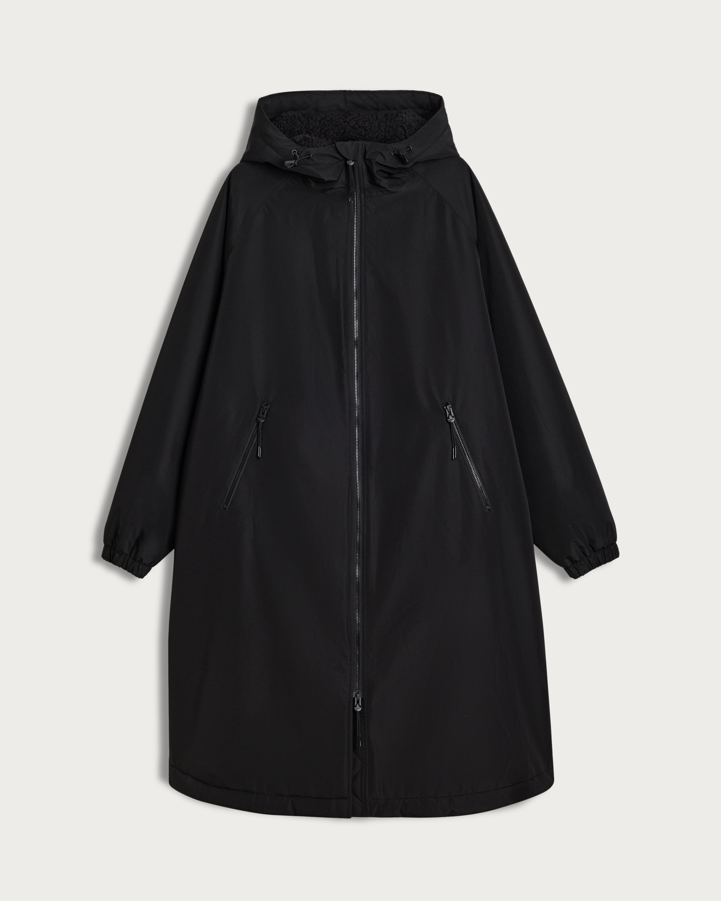 F&F Active EVERYWEATHER Waterproof All Weather Robe  in Black thumbnail 4