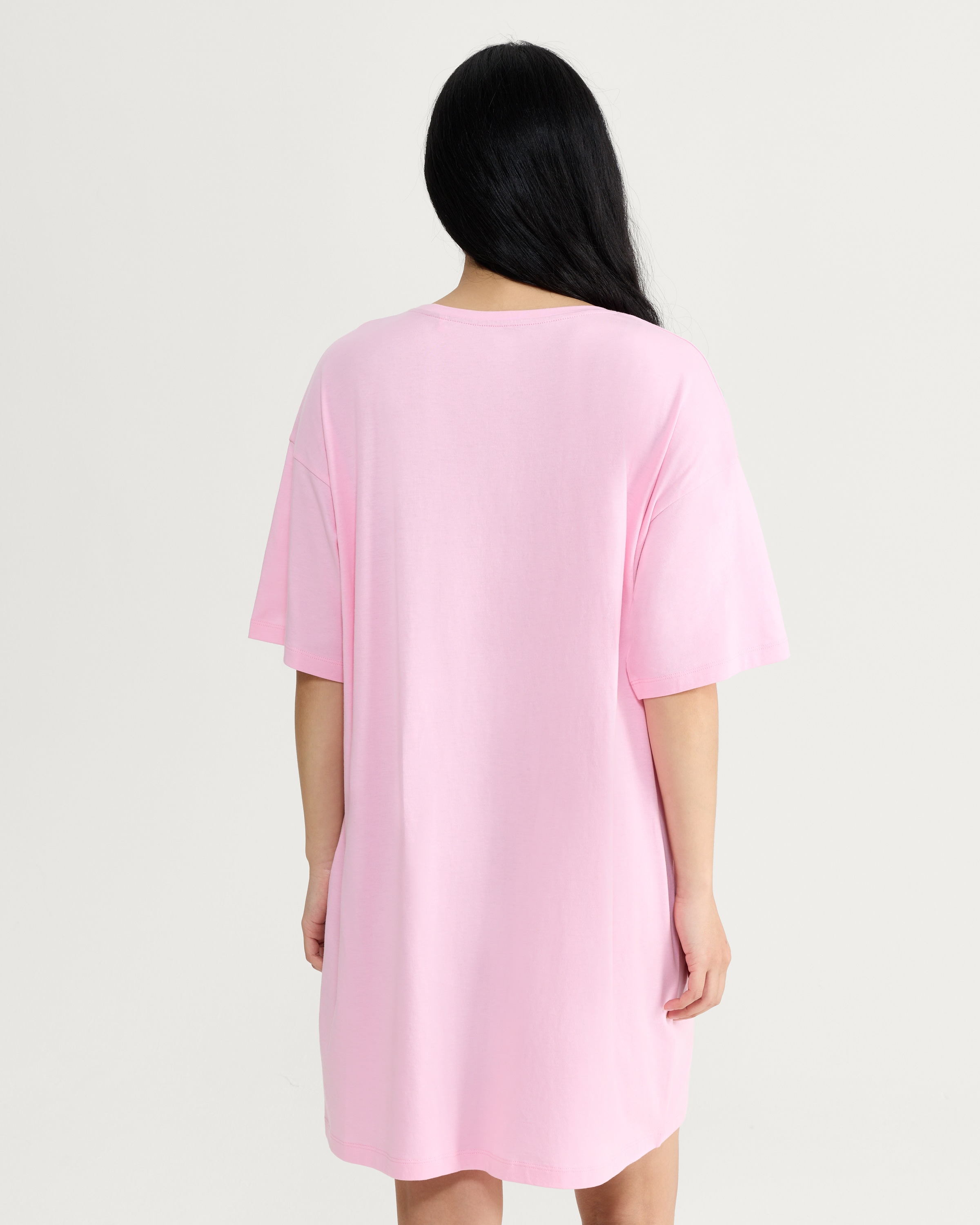 F&F Pure Cotton Weekend Brunch Nightdress in Pink thumbnail 3